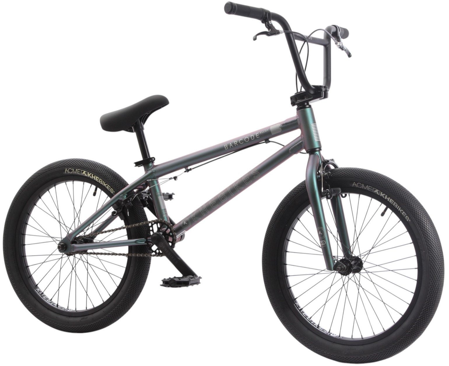 KHEbikes BMX-Rad KHE Barcode LL BMX Fahrrad 20 Zoll Aluminium Grün 10,4 kg, 1 Gang