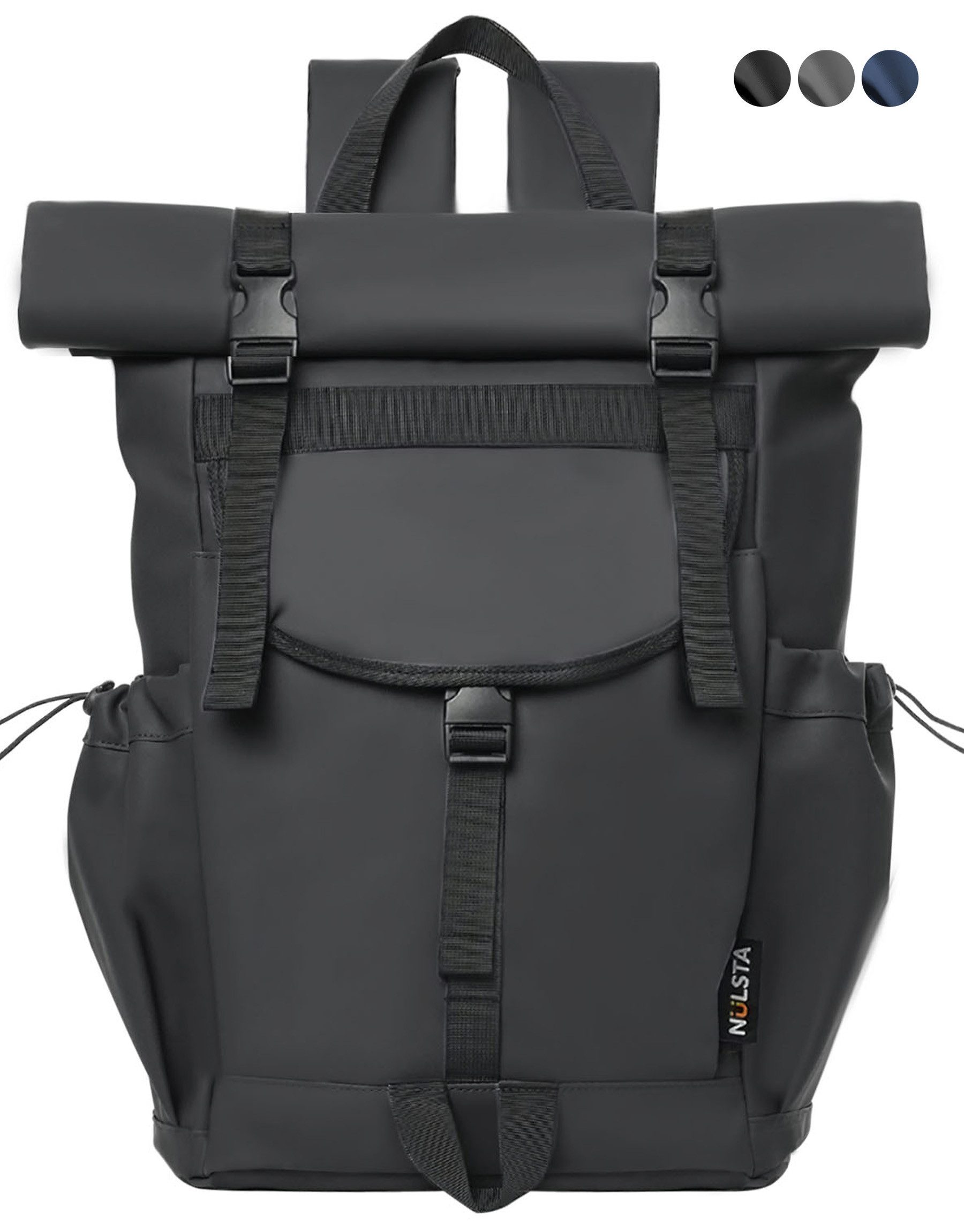 NULSTA Laptoprucksack Rolltop Rucksack Wasserdicht Herren günstig online kaufen