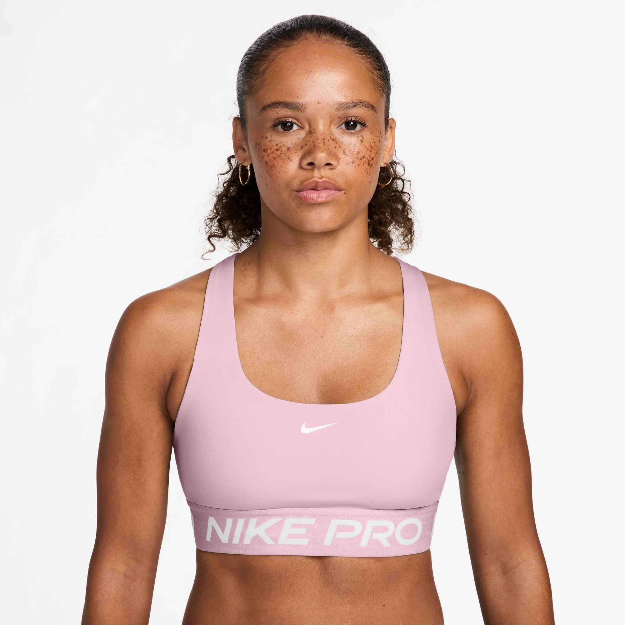 Nike Sport-BH W NP DF 365 LS BRA für sportliche Aktivitäten, glattes und elastisches Material