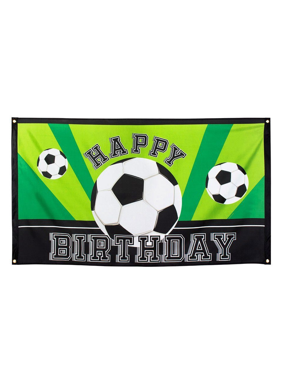 Boland Hängedekoration Fußball Fahne 'Happy Birthday', Gib Deiner Party einen Kick: Partydeko für Sportbegeisterte!