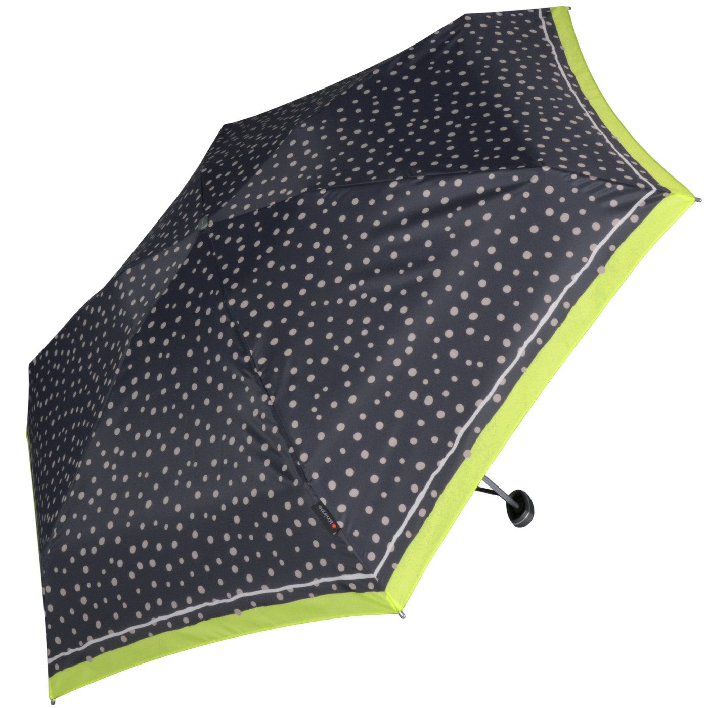 Knirps® Taschenregenschirm Mini-Schirm Travel klein leicht kompakt - flakes, der zuverlässige Begleiter, der in jede Tasche passt