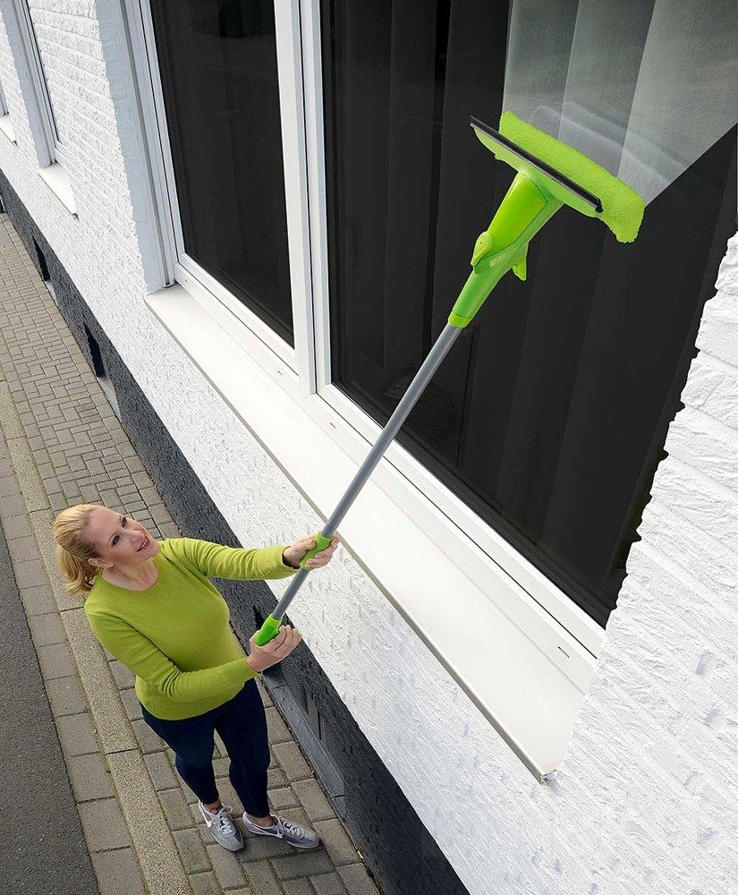 WENKO Reinigungsbürste Sprüh-Fensterwischer Reinigen ohne Putzeimer, Badezimmer in allen Wohnstilen, (Reinigungsbürste)
