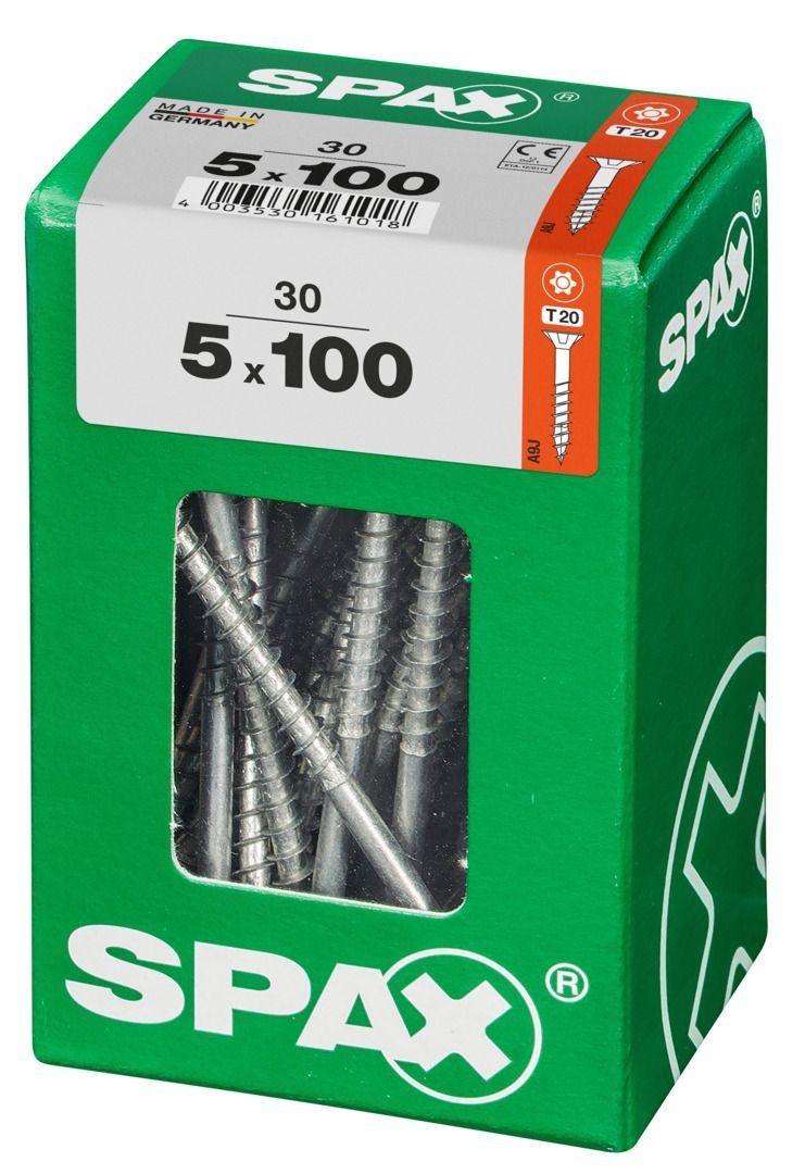 SPAX Holzbauschraube Spax Universalschrauben 5.0 x 100 mm TX 20 - 30