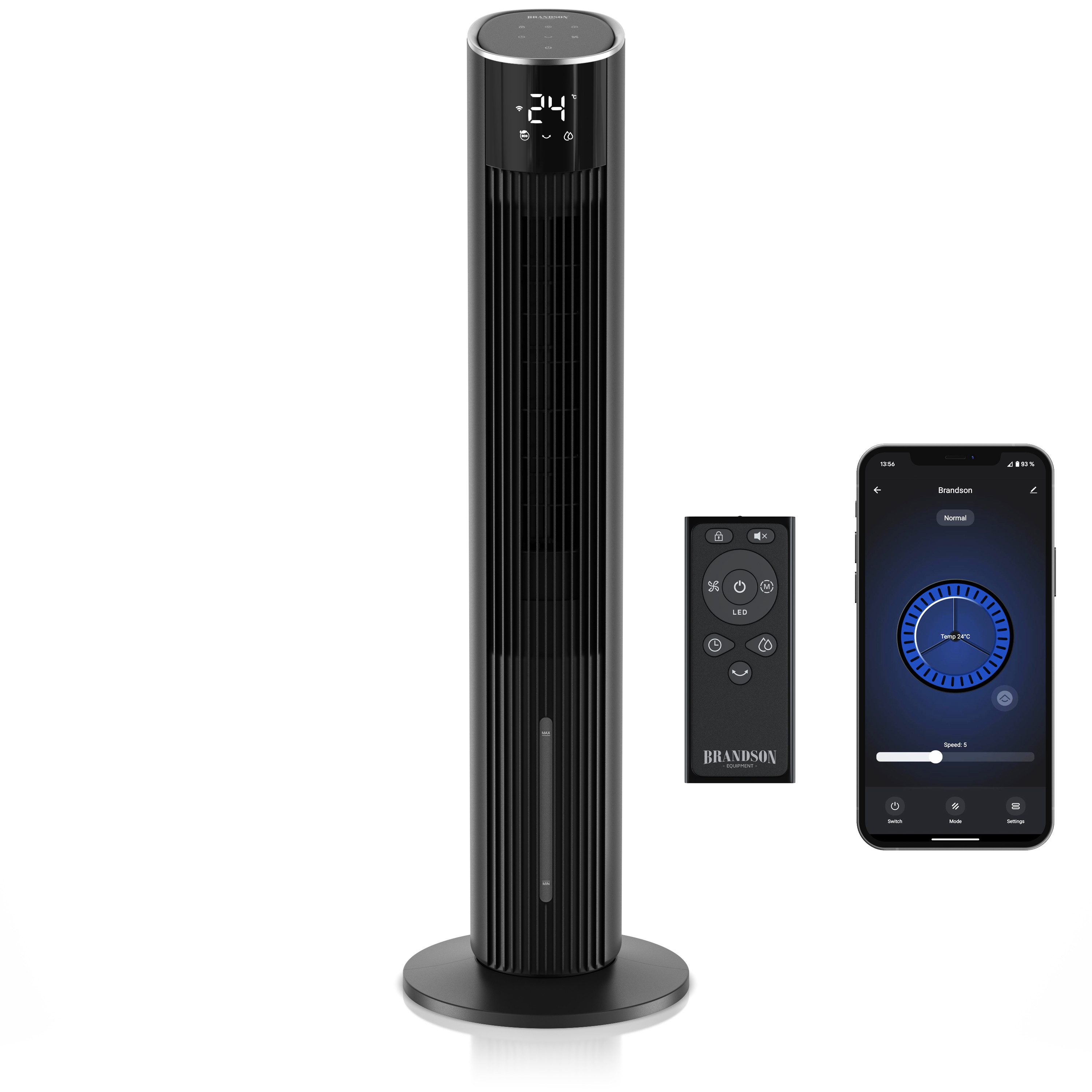 Brandson Ventilatorkombigerät mobiler Luftkühler mit Wasserkühlung, günstig online kaufen