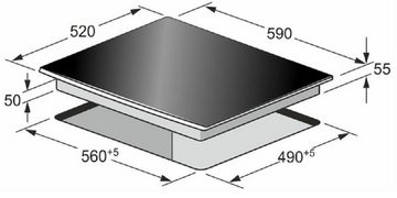 Kaiser Küchengeräte Backofen-Set Eh 6337 + KCT 6715 F Ära, Einbau Backofen,Bratautomatik,11 Funktionen+Glaskeramik Kochfeld