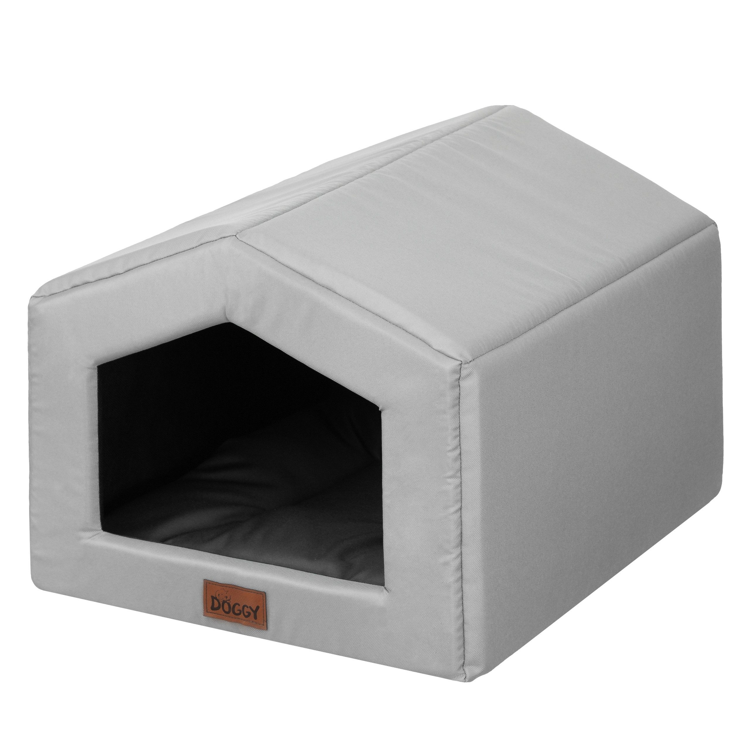 Hobbydog Hundehütte Hundehöhle Tierbett Smart mit weichem Kissen, wasserabweisend, leichte Schaumstoffwände, pflegeleicht, 2 Größen