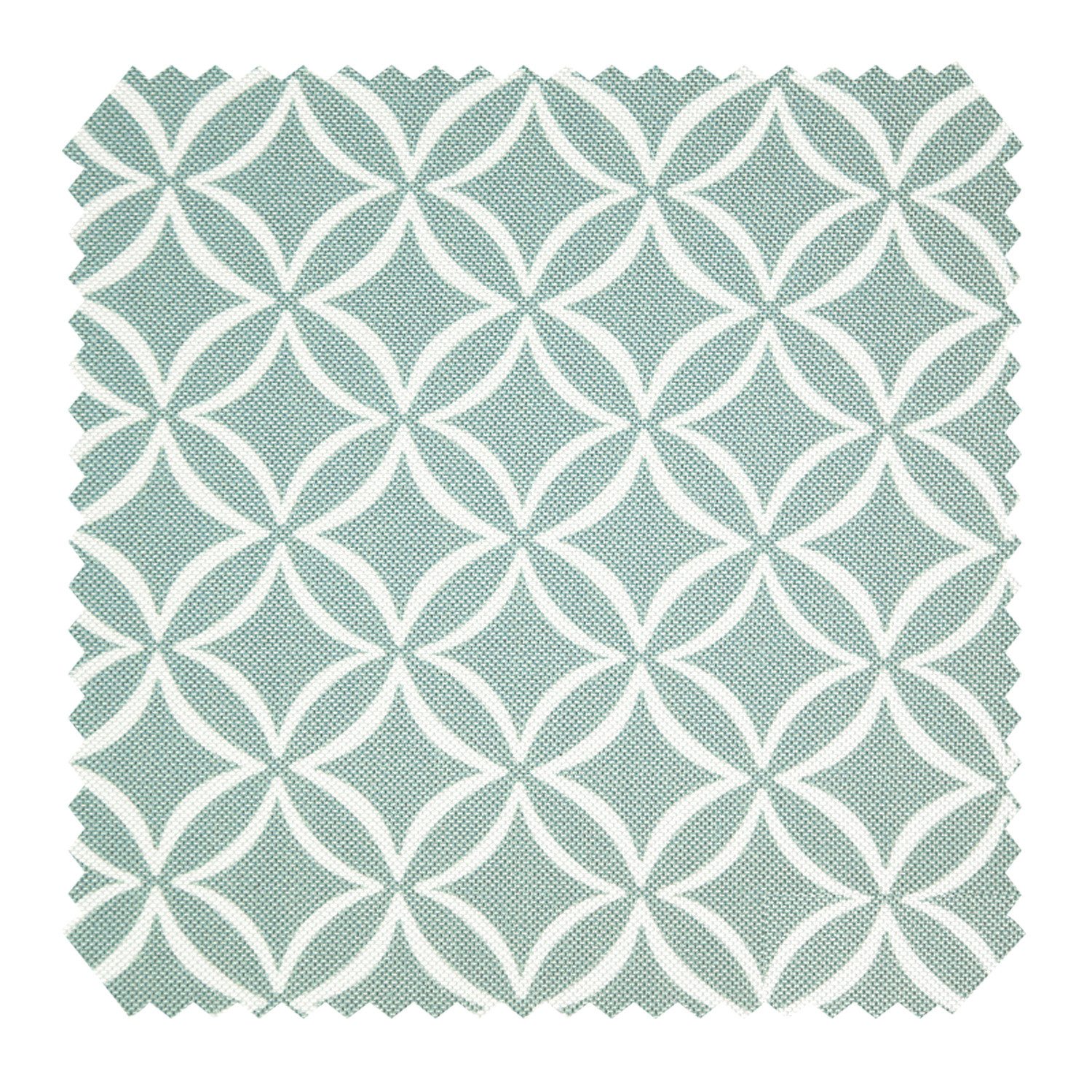 novely® Stoff HANAU EVITA - Möbelstoff mit Kreisen-Rauten-Print, Robust, Pflegeleicht, Waschbar, Meterware, 1lfm