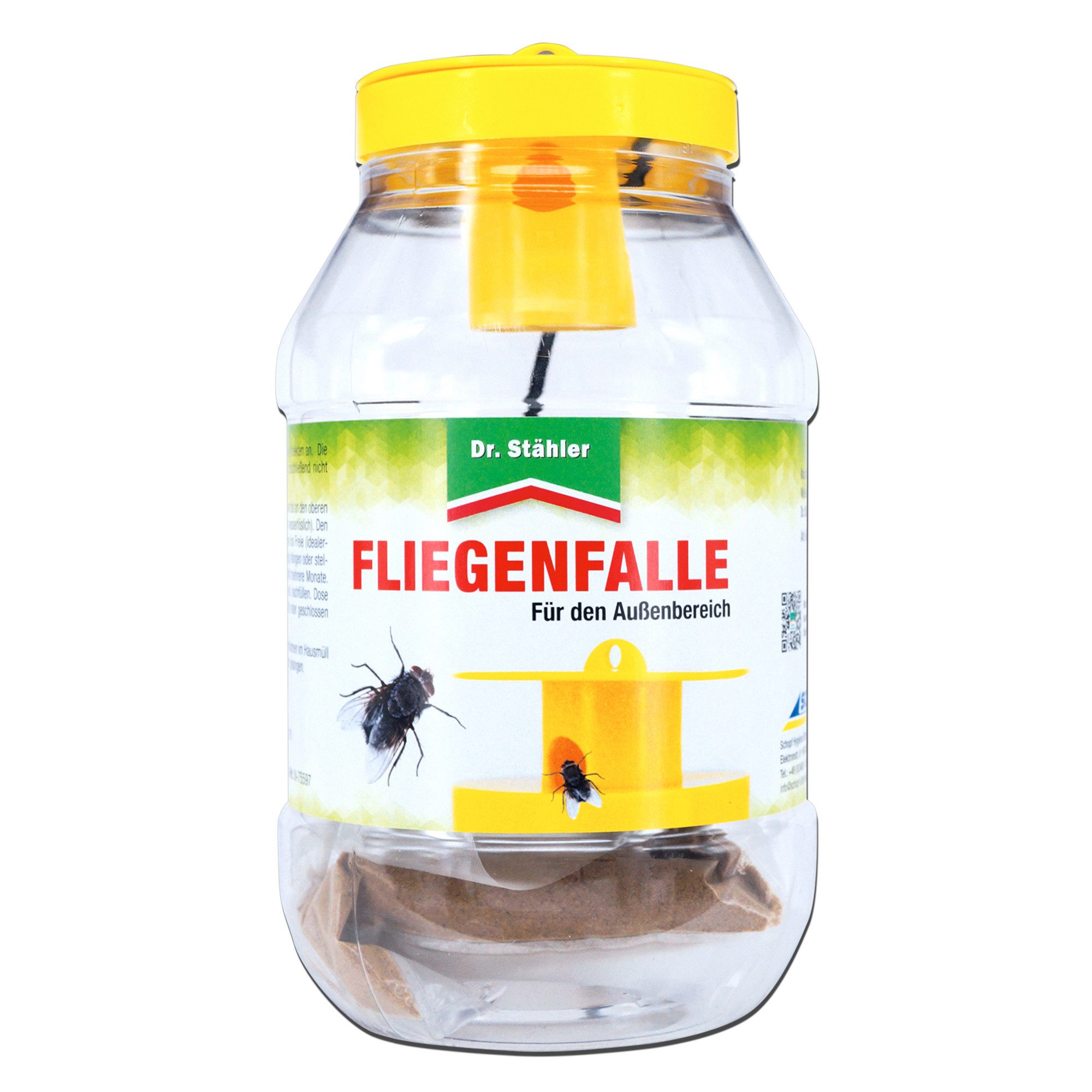Dr. Stähler Insektenfalle Effektive Fliegenabwehr: Hochwirksame Fliegenfalle, Bekämpft Stubenfliegen, Fruchtfliegen, Hausfliegen und Mücken