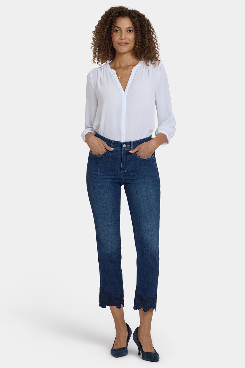 NYDJ Straight-Jeans Marilyn Straight Ankle Jeans in Sure Stretch® Denim