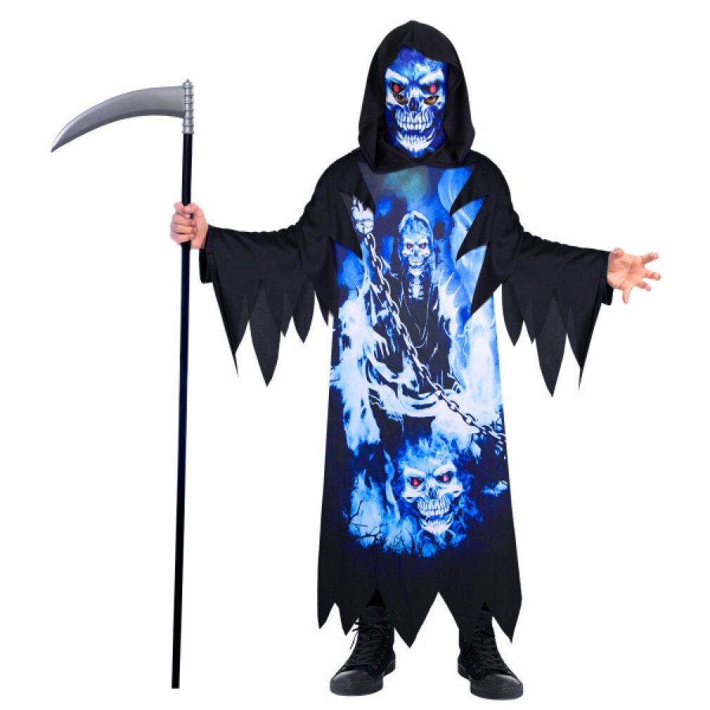 Amscan Kostüm Neon Reaper Boy Kostüm recycelbar