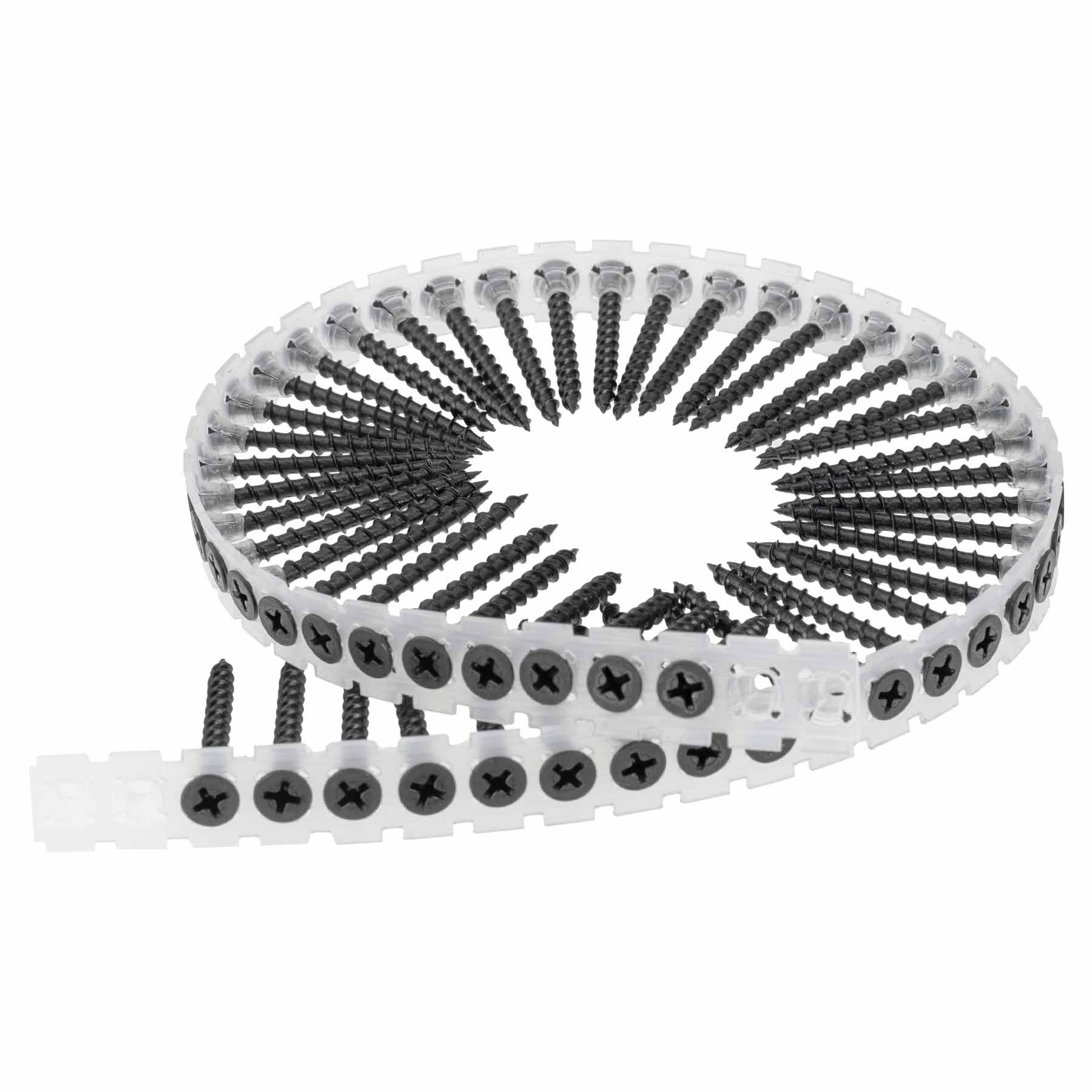 SCREWREBEL Schnellbauschraube Schnellbauschraube mit Grobgewinde, magaziniert, PH2, phosphatiert, (1000 St), für Holzunterkonstruktion,für Magazinschrauber,schnelle Verarbeitung