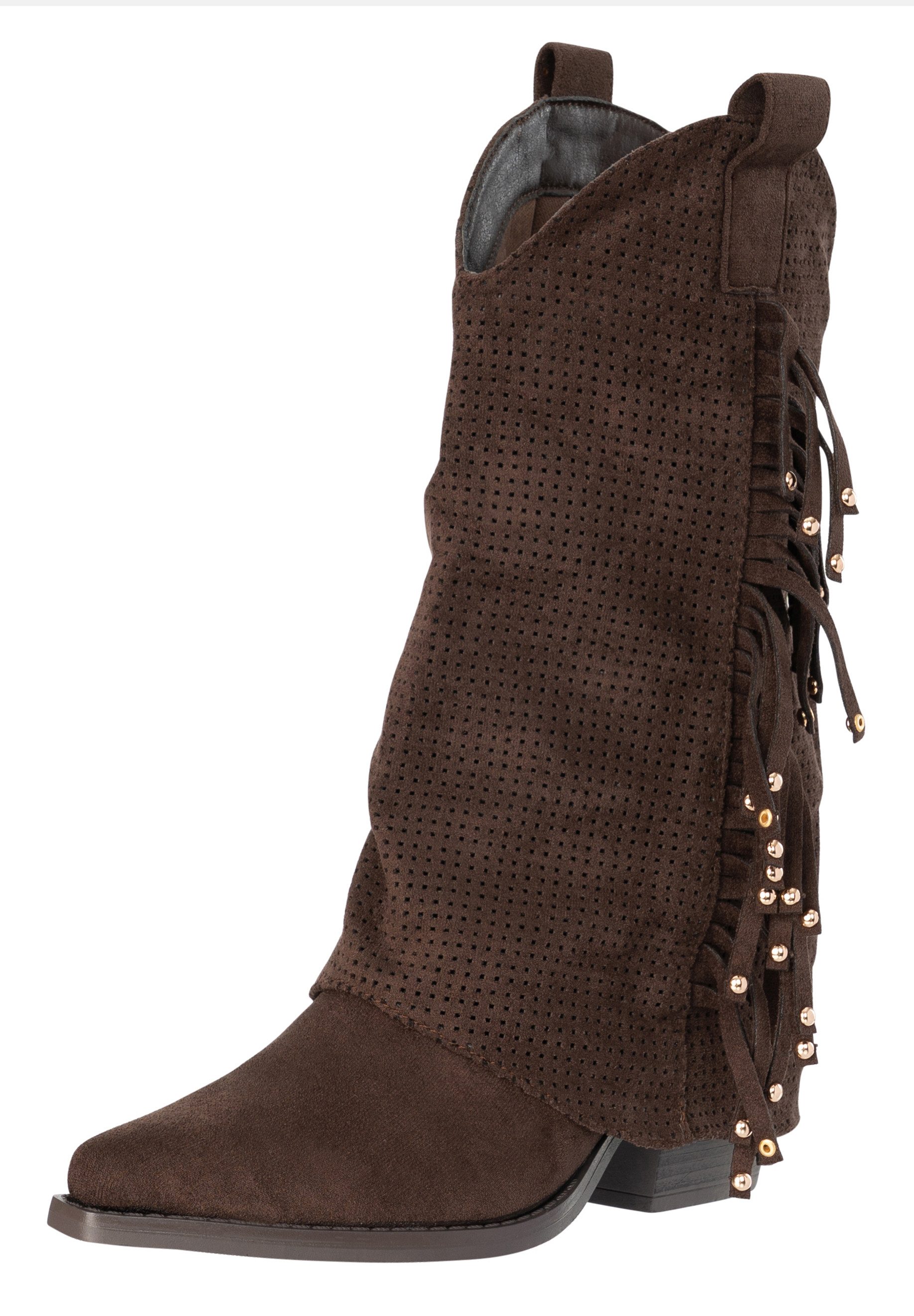 Salinyang Stiefel Cowboy Stiefelette