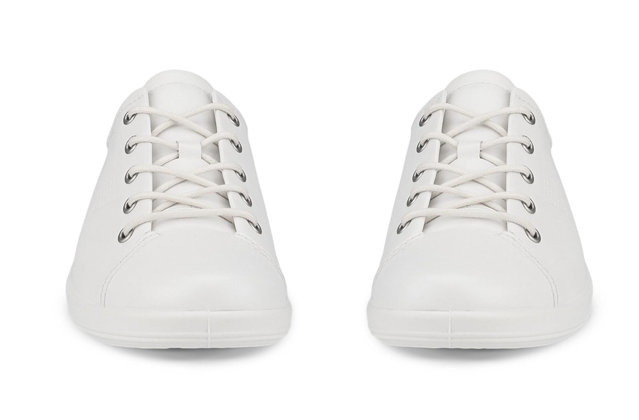Ecco Soft 2.0 Sneaker, Freizeitschuh, Halbschuh, Schnürschuh mit Retro-Shilouette