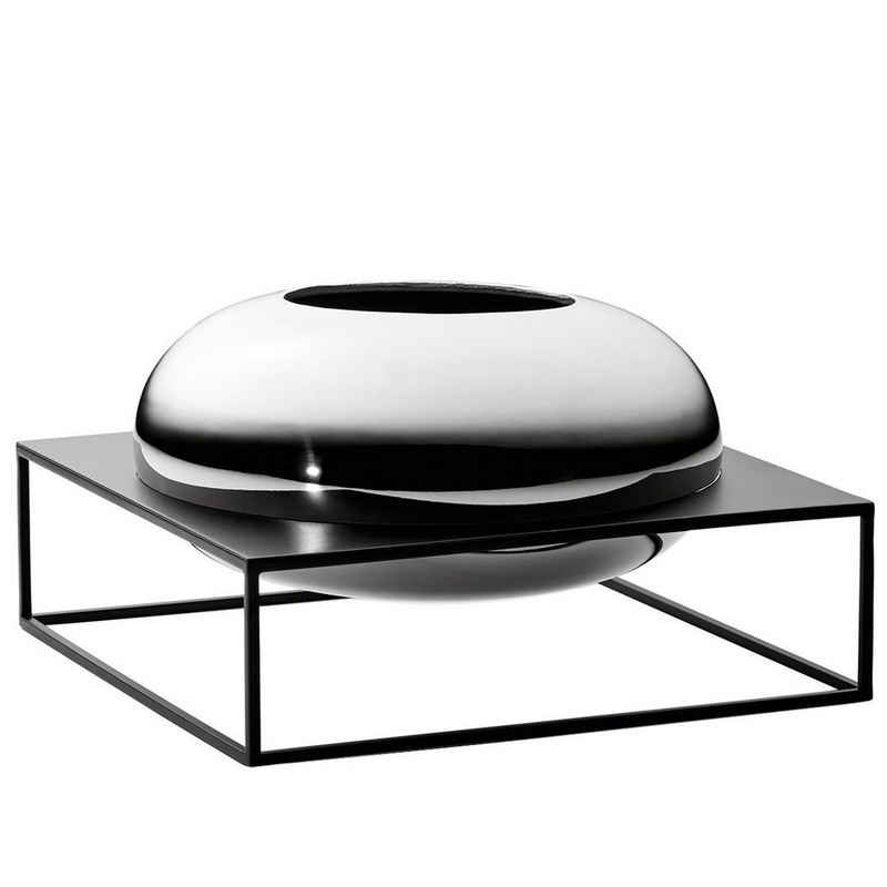 PHILIPPI Tischvase »Solero XL; Moderne Dekovase aus hochglanzpoliertem Nickel im Ständer aus Stahl«