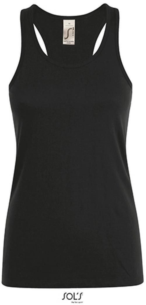 SOLS Tanktop Damen Justin Tee-Shirt / Halbgekämmte Baumwolle