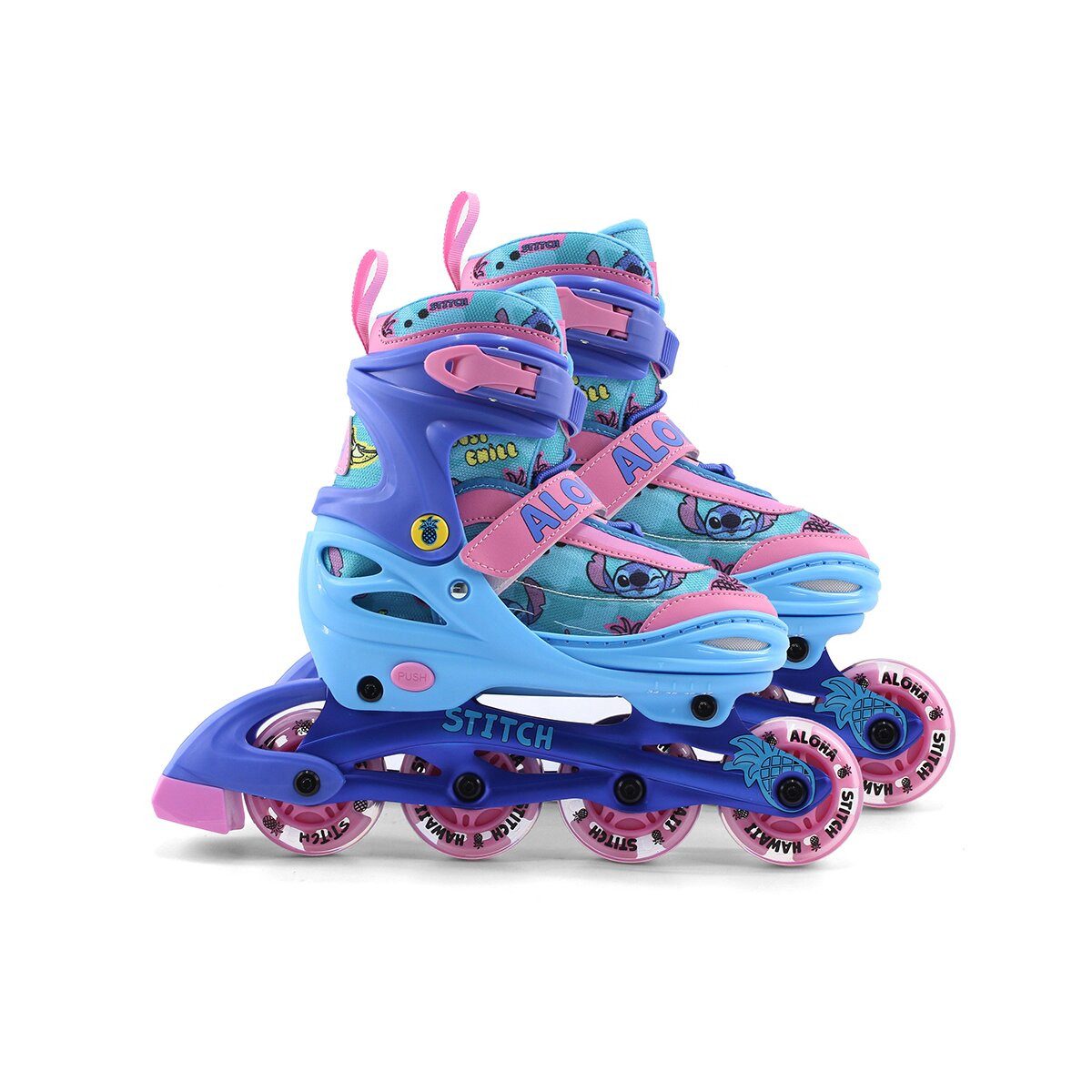 Lilo & Stitch Inlineskates Lilo & Stitch 3-in-1 Softboot Roller – Verstellbar 34-37