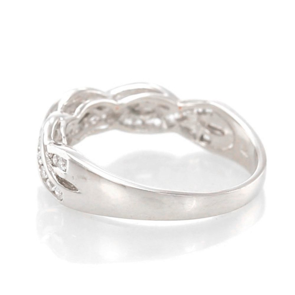 Cavill Silberring Cavill Sterling Silber Ring 0,64 ct Zirkon Schleife Echtschmuck Damen (1-tlg)