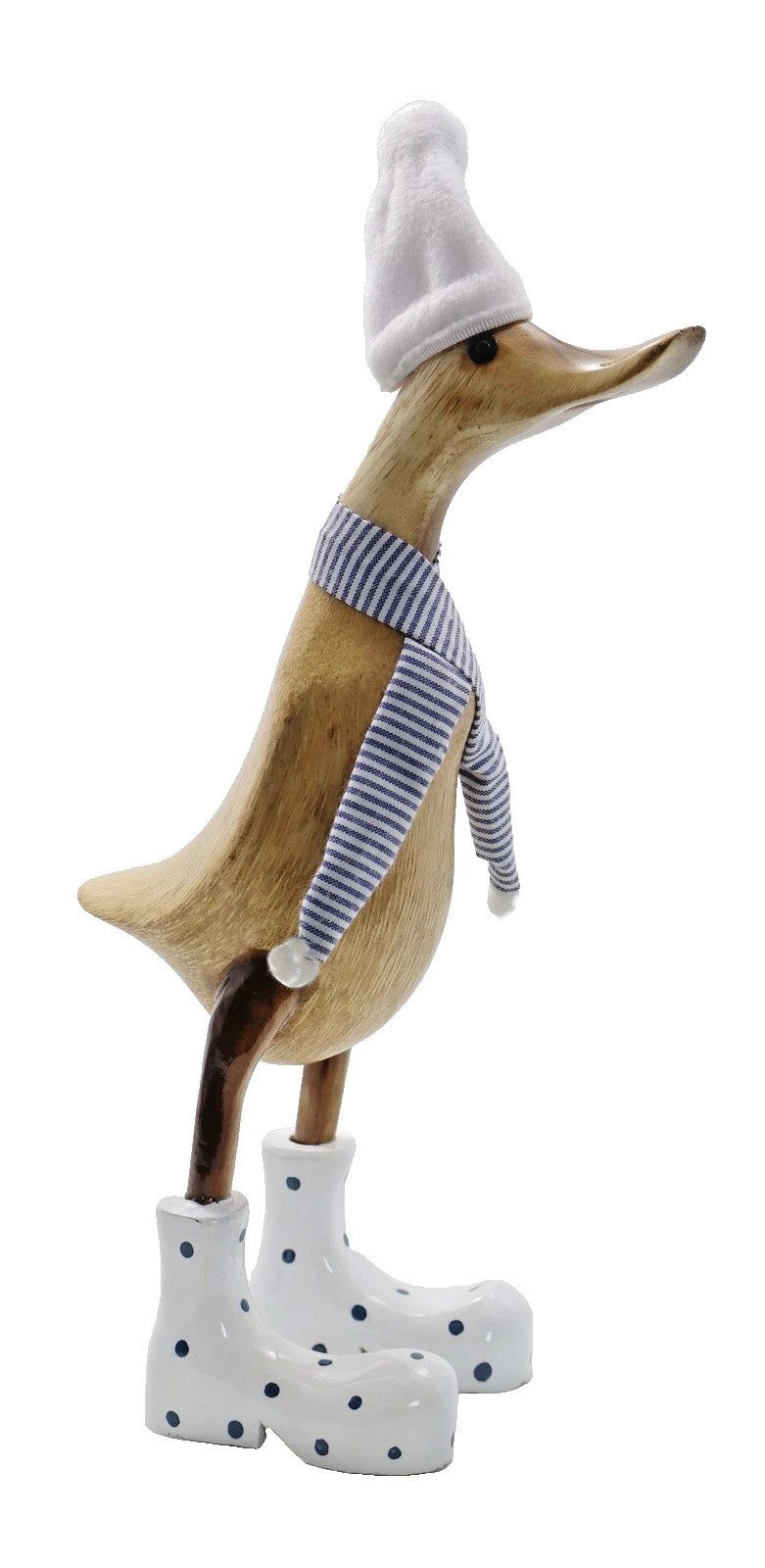Kaufhaus le petit Tierfigur Deko Ente Holz Laufente Stiefel Gans Vogel Tier günstig online kaufen