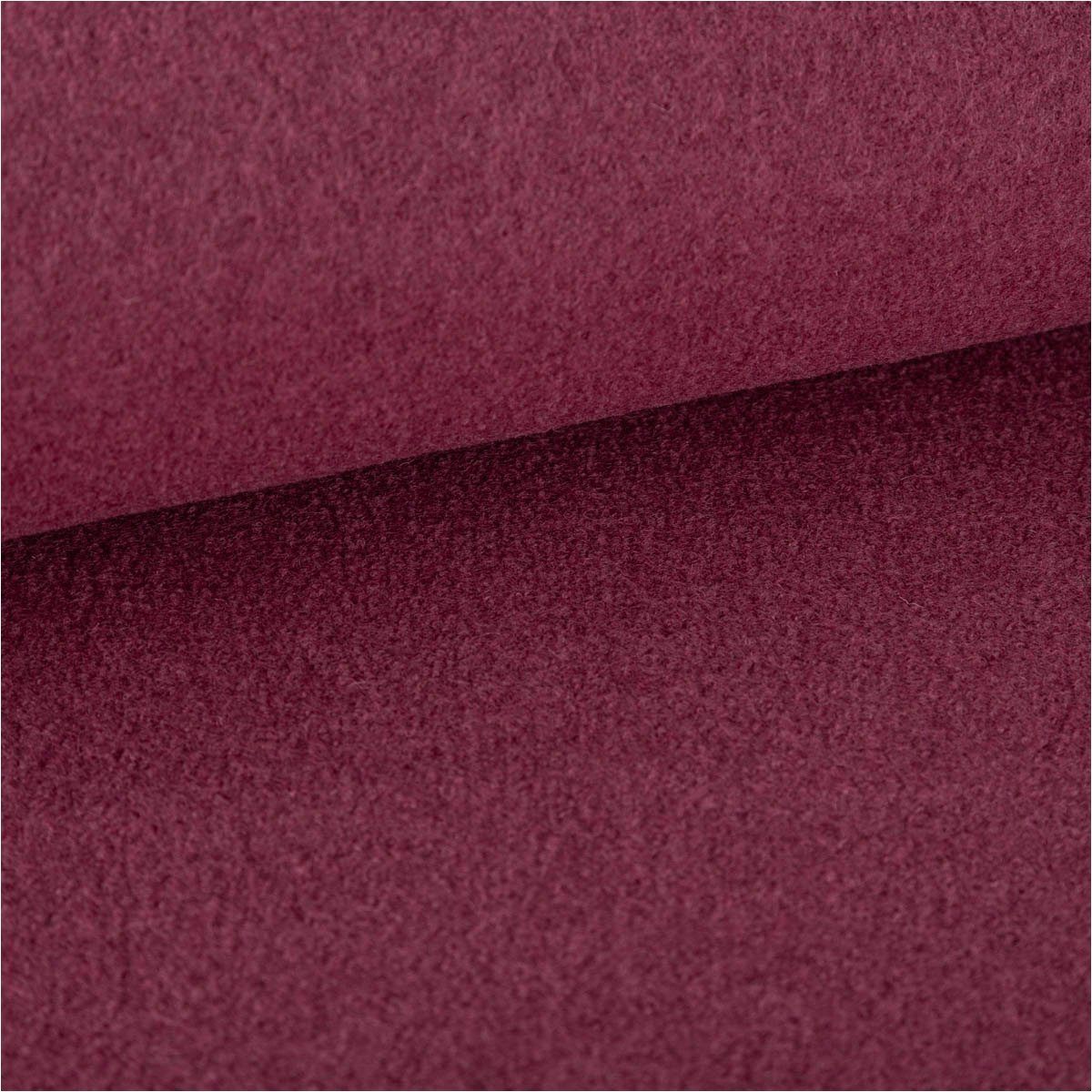 SCHÖNER LEBEN. Stoff Walkloden Mantelstoff Wollstoff aus reiner Schurwolle altrosa, atmungsaktiv