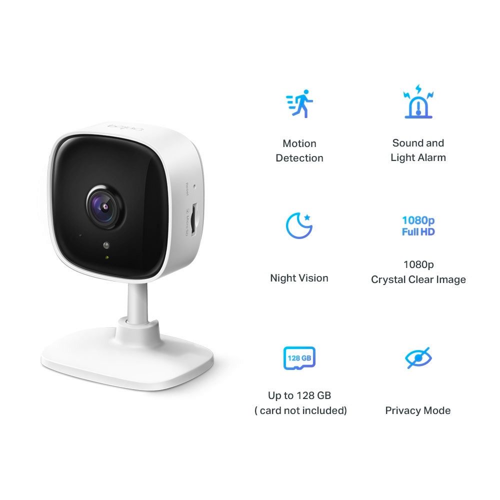 tp-link Smart Home Kamera Tapo TC60 Kamera (Innenbereich, Audioübertragung)