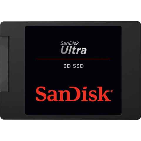 Sandisk Ultra 3D interne SSD (500 GB) 2,5" 560 MB/S Lesegeschwindigkeit, 530 MB/S Schreibgeschwindigkeit