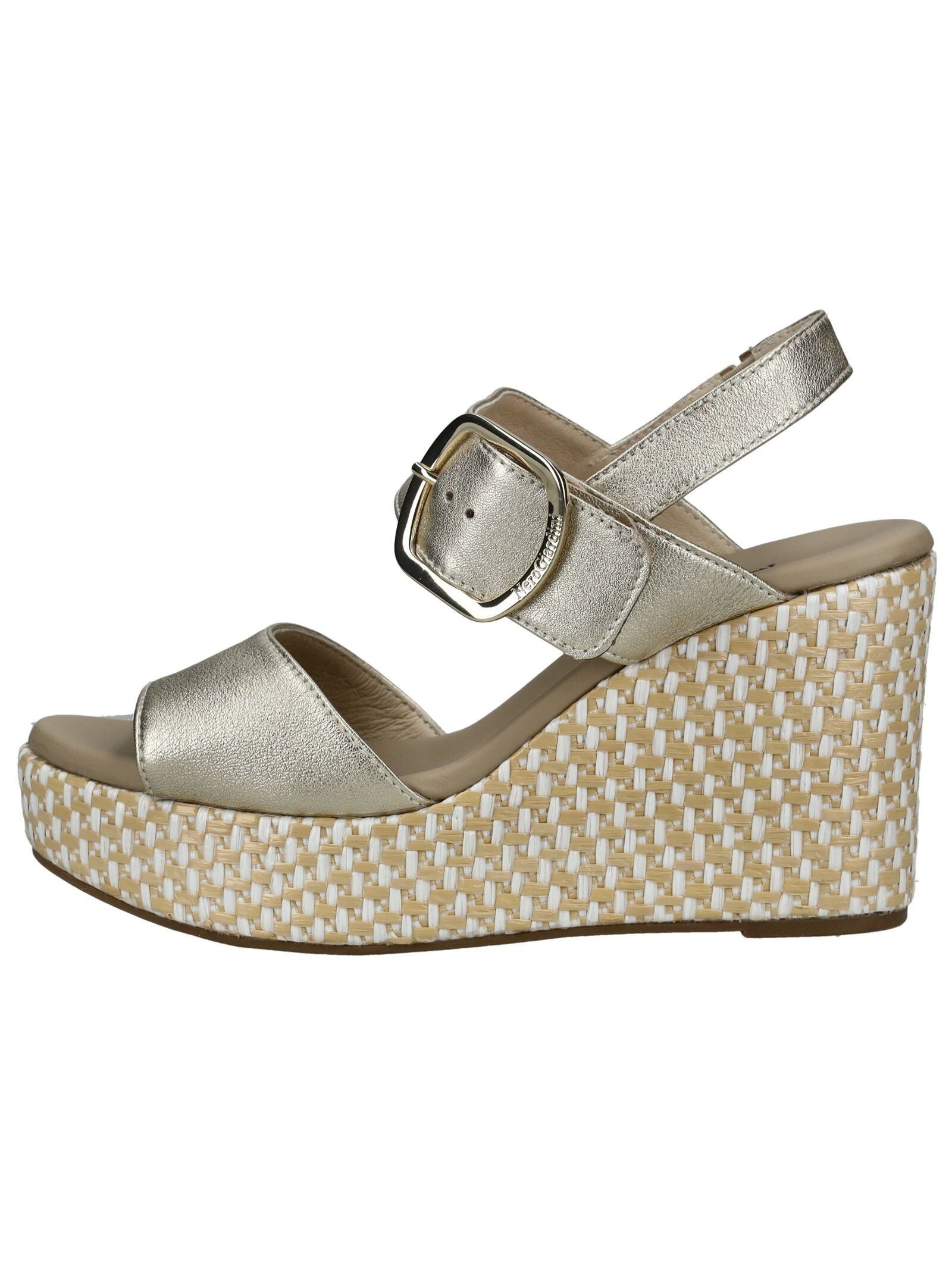 Nero Giardini Nero Giardini Sandalen Leder Keilsandalette