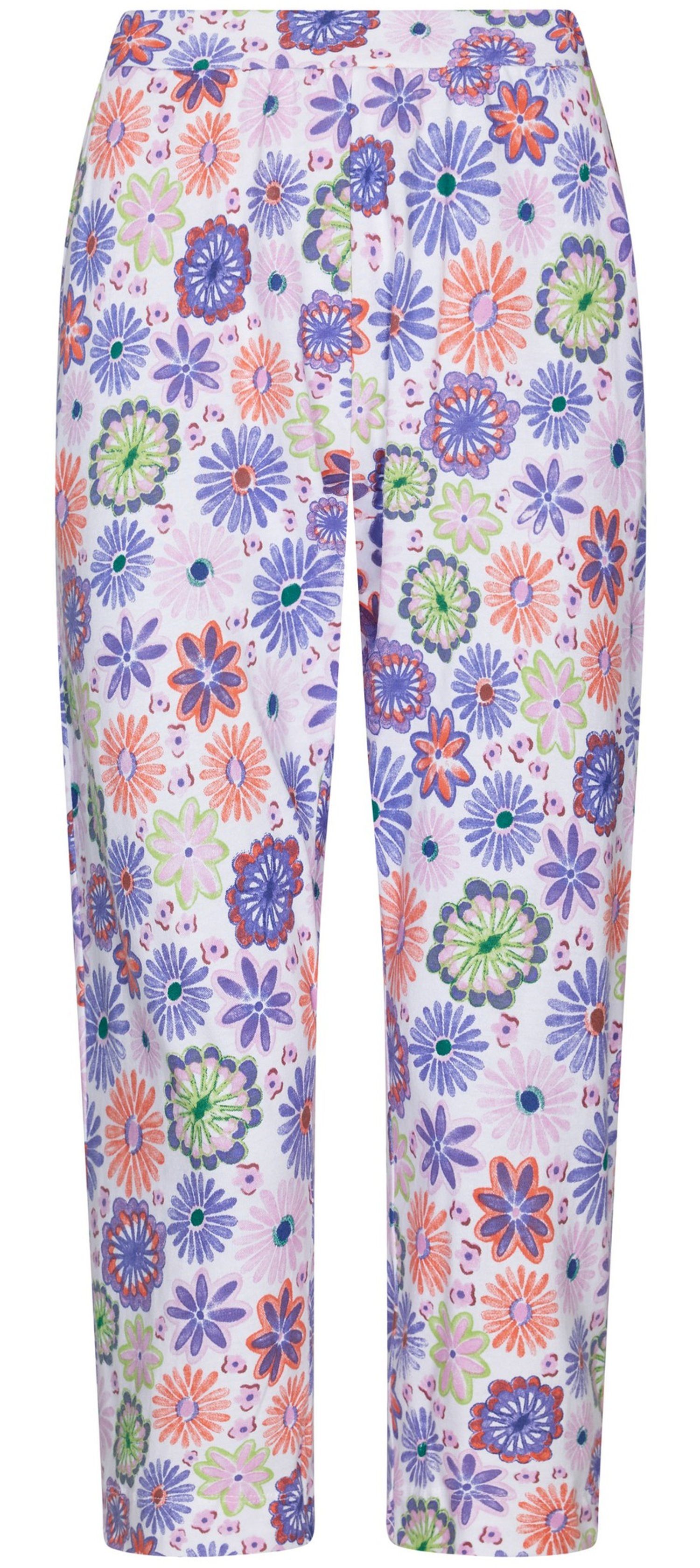 Rebelle Capri-Pyjama Modischer Damen Capri Pyjama (2 tlg) Baumwolle