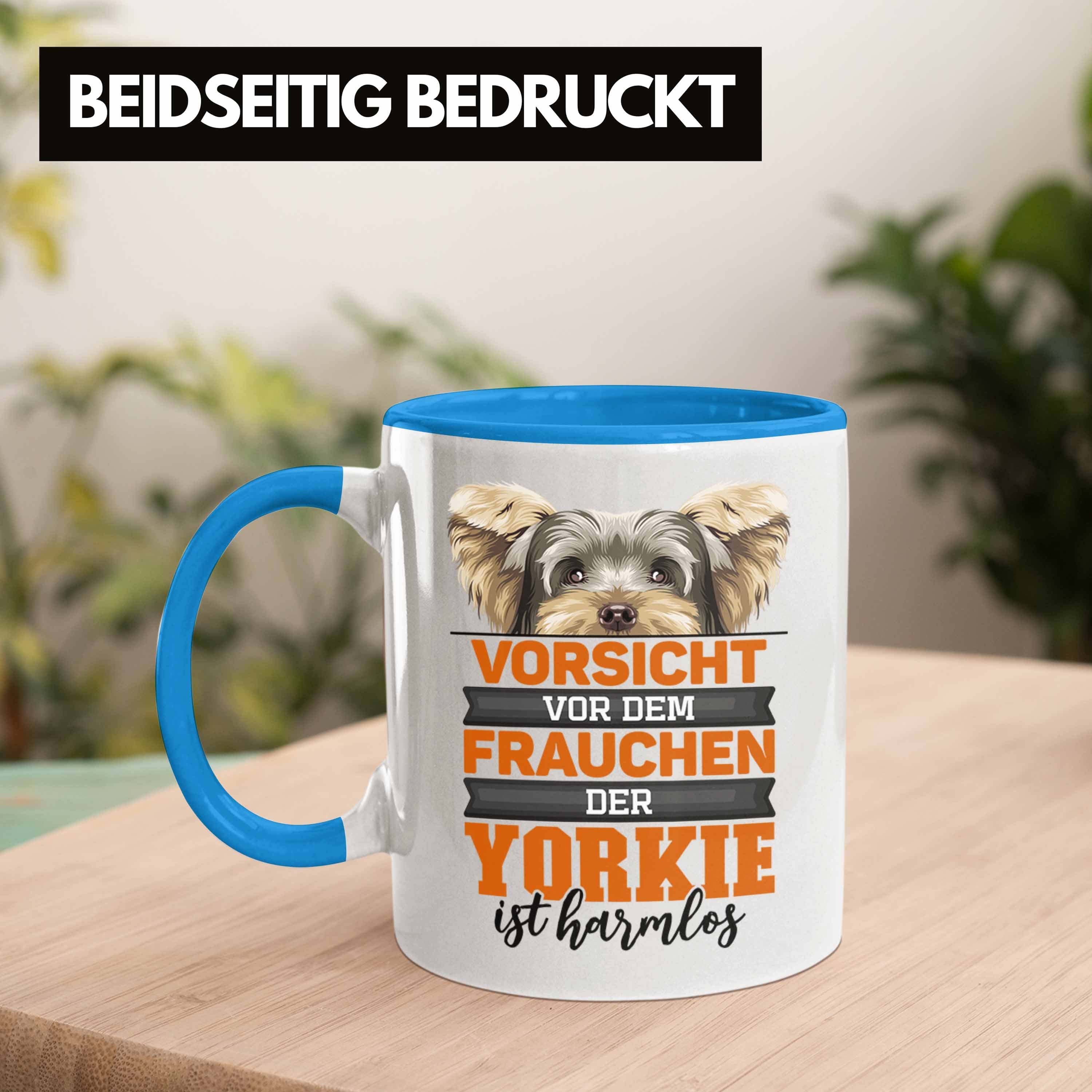Blau Tasse Yorkie-Besitzer Yorkie Liebhaber Kaffee-Becher Ges Geschenk Hund Tasse Trendation