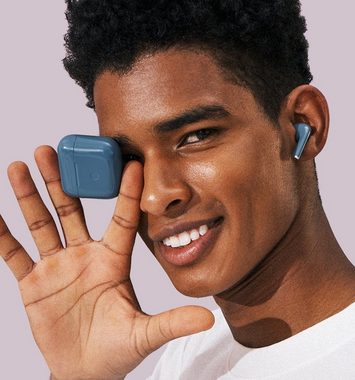 Sross Bluetooth Kopfhörer, Kopfhörer Kabellos Bluetooth 5.0 Noise Cancelling In-Ear-Kopfhörer (True Wireless, Touch Control, IP6 Wasserdichte, 30 Stunden Spielzeit)