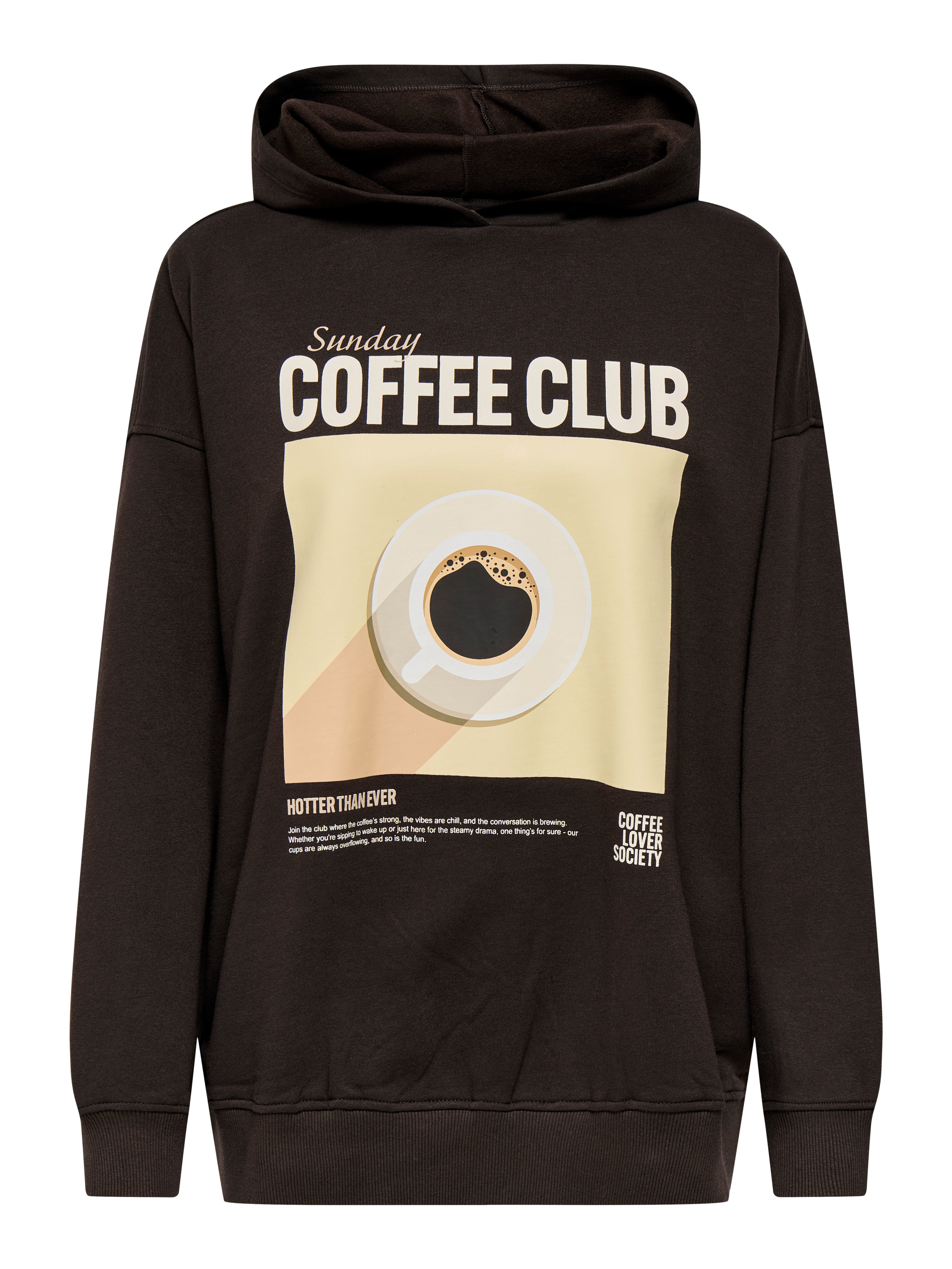 ONLY Rundhalspullover ONLSOFIA L/S HOOD PRINT SWT günstig online kaufen