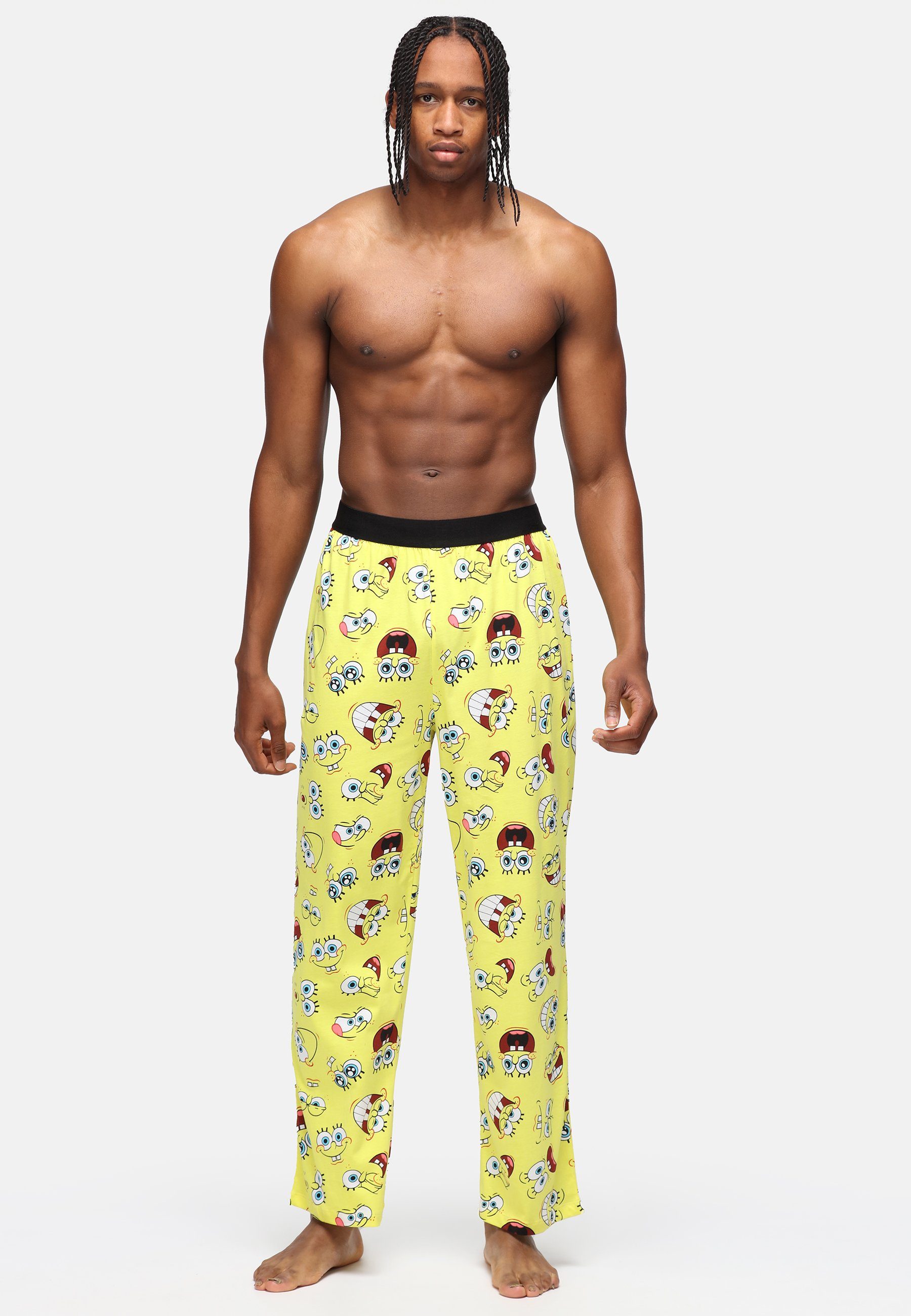 Features Pant yellow Lounge Character Spongebob Loungepants - - Recovered