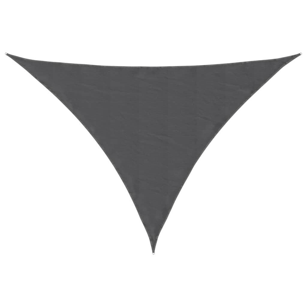 Sonnensegel Sonnensegel Oxford-Gewebe Dreieckig 3x3x4,24 m Anthrazit