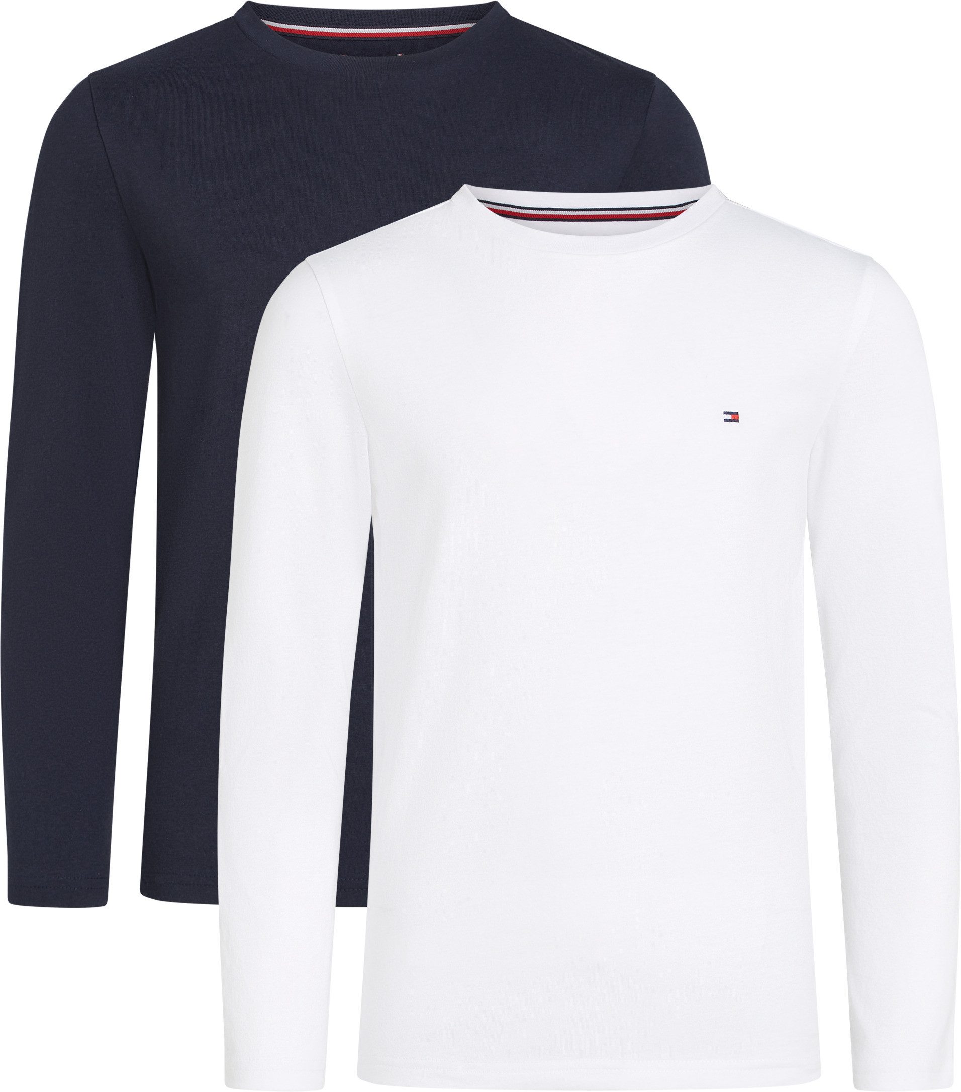 Tommy Hilfiger Underwear Langarmshirt 2P CN TEE LS (Packung, 2-tlg., 2er-Pack) mit Markenlabel