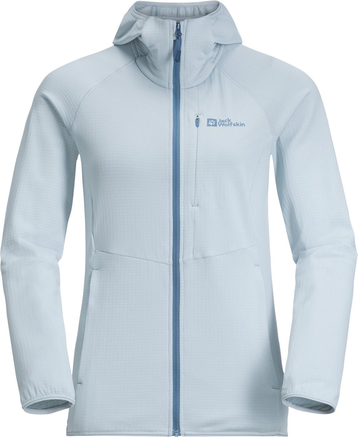 Outdoorjacke KOLBENBERG HOODED FZ W SOFT BLUE