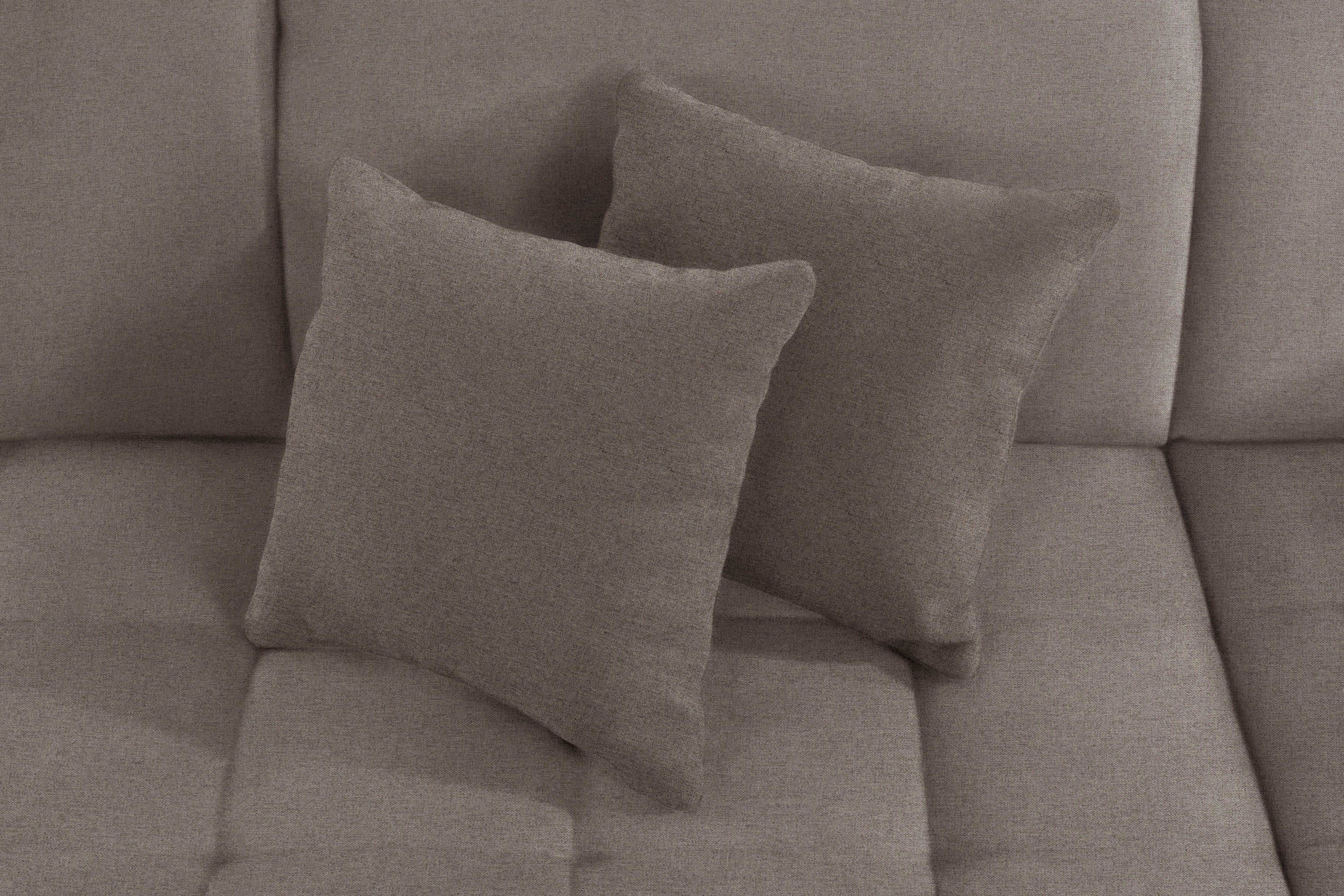 DOMO collection Ecksofa FRANZI zeitlos und elegant, moderne Sitzheftung, L-Form, wahlweise mit Kopfteilverstellung (dann Breite: 275 cm) – Bild 3 von 5