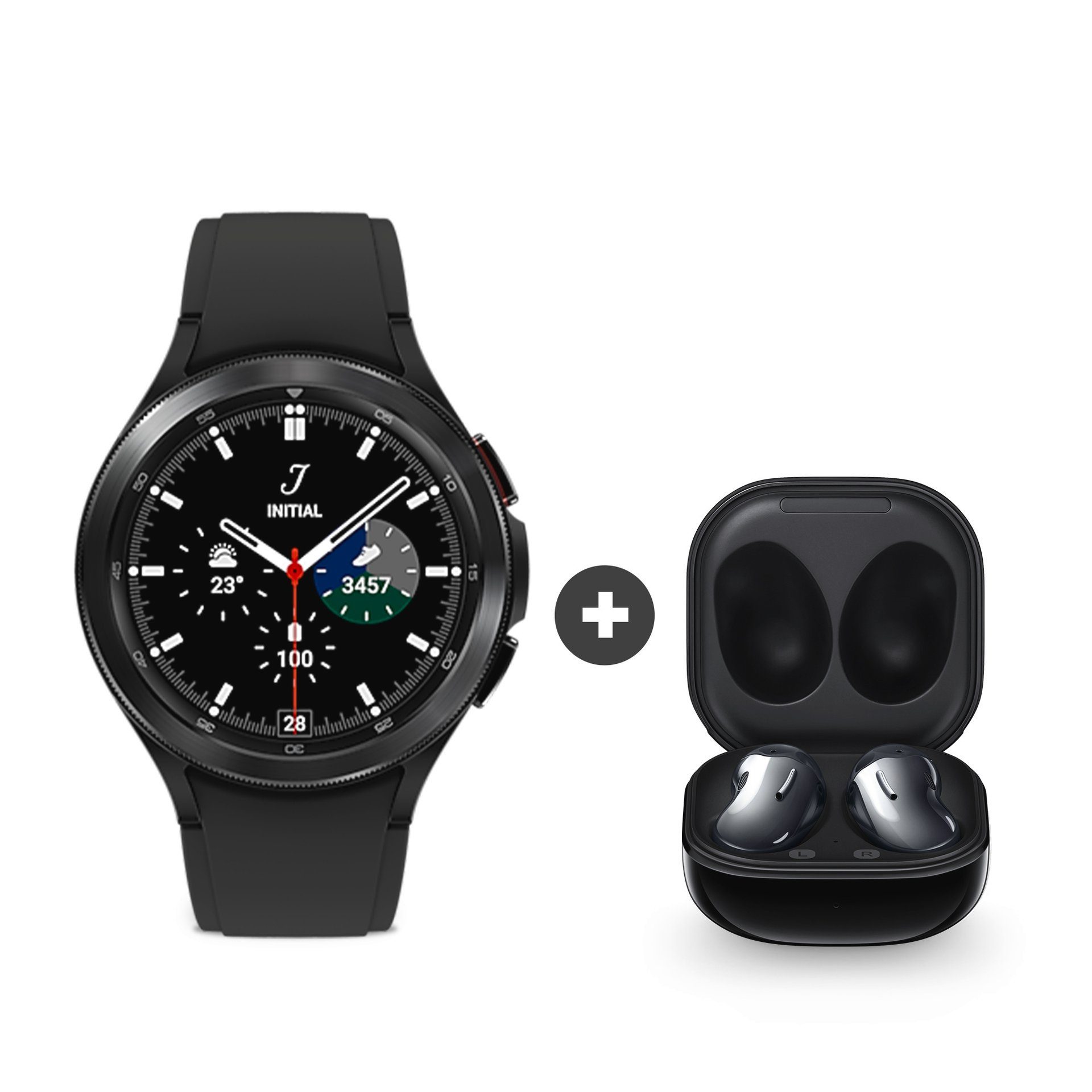 Samsung Galaxy Watch4 Classic 46 mm Smartwatch (3,46 cm/1,4 Zoll, Wear OS by