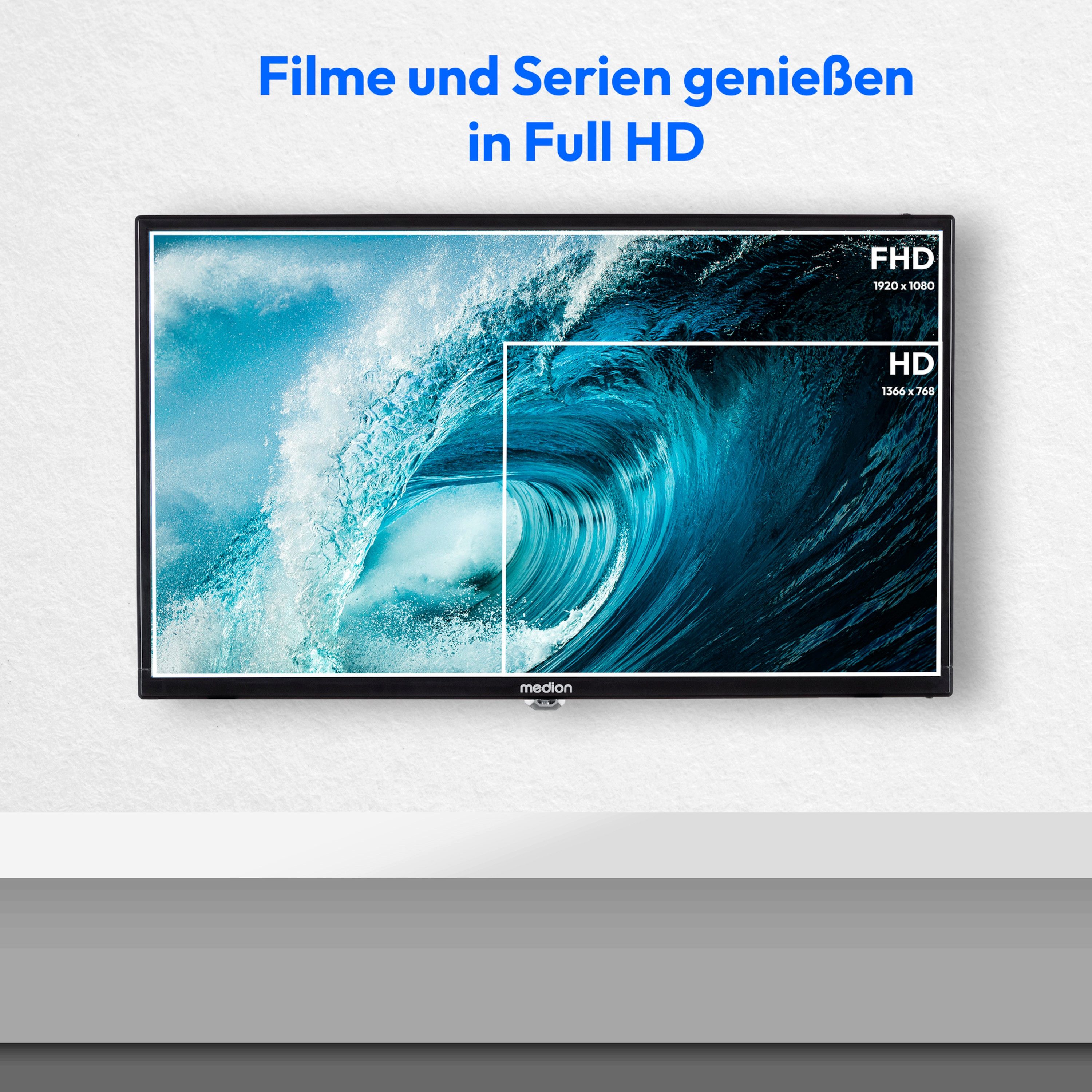 Medion® MD824000 LCD-LED Fernseher (59....