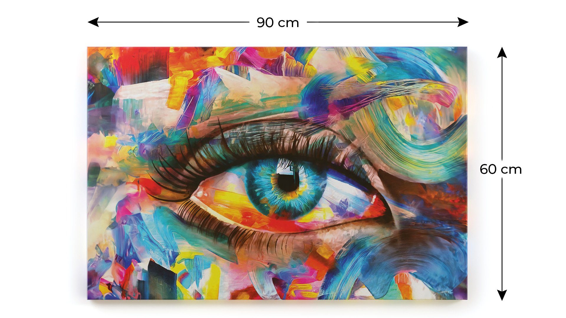 ALLboards Magnettafel Magnettafel CANVASboards 90×60 cm Memoboards Magnetpinnwand