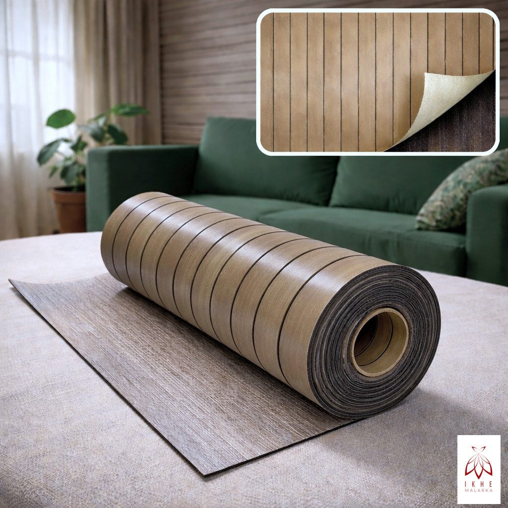 IKHEMalarka Wandpaneel Selbstklebende Flexible Schaum-Wandverkleidung 1,8 m², BxL: 60x300 cm, 1,8 qm, (1 Rolle = 1,8 m², 300x60cm) Schall- und wärmeisolierend, stoßfest, leicht zu reinige. 300x60cm