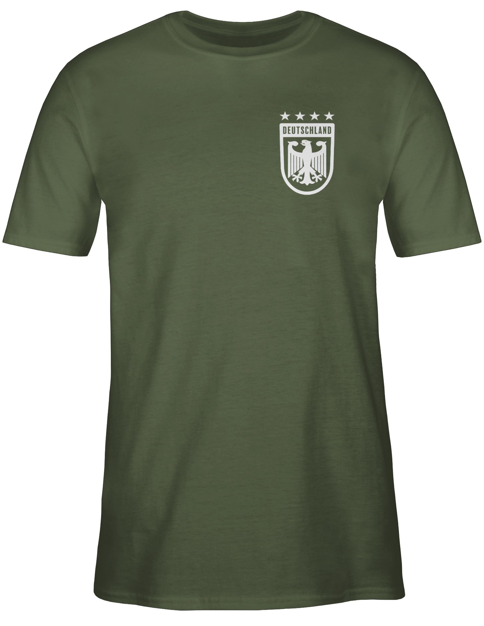 Shirtracer T-Shirt Deutschland Wappen mit Bundesadler günstig online kaufen