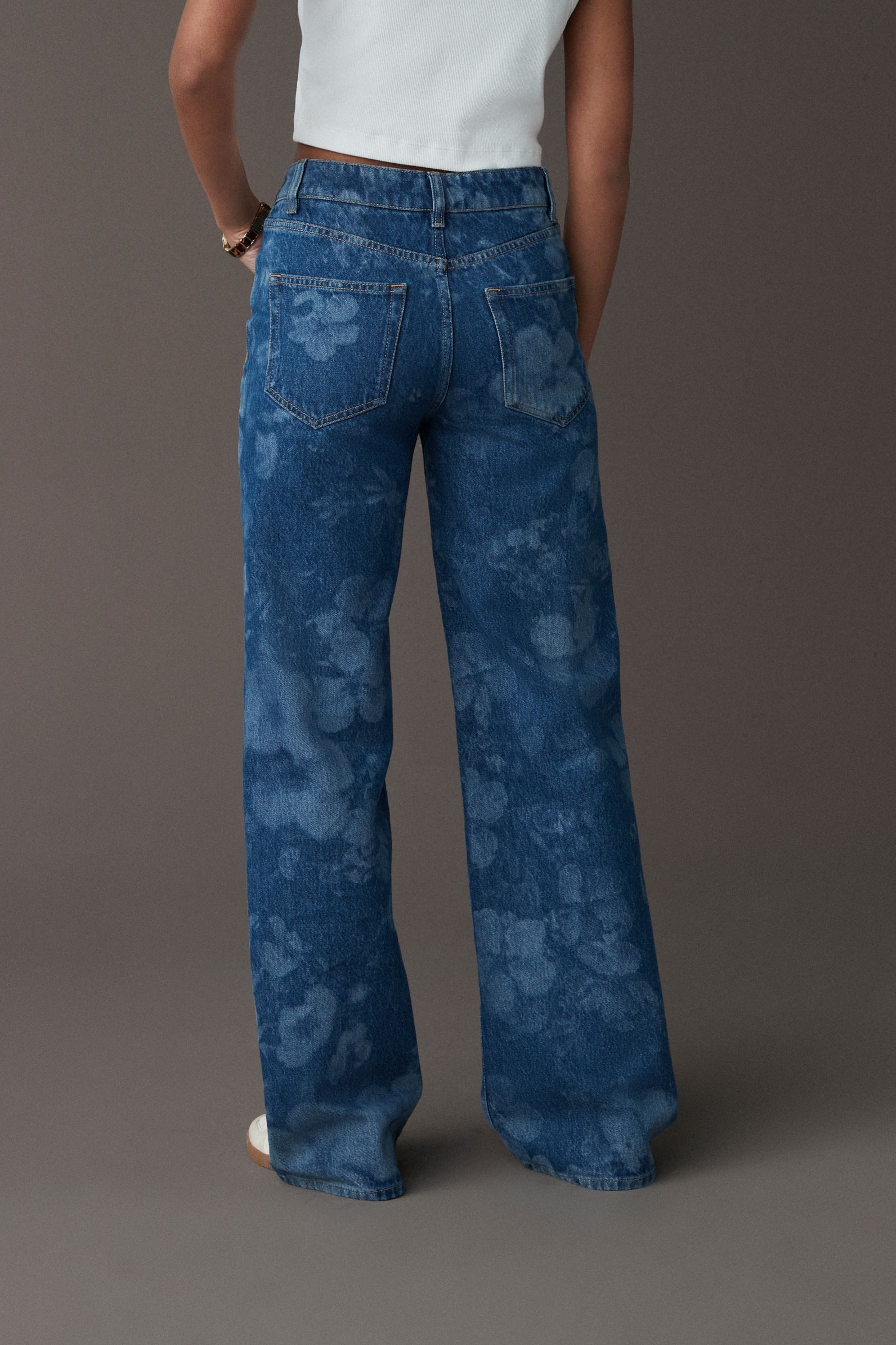 Next Weite Jeans Jeans mit weitem günstig online kaufen