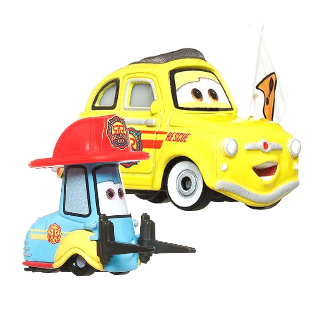Disney Cars Spielzeug-Rennwagen Luigi & Guido JDG53 Disney Cars Race & Resc günstig online kaufen