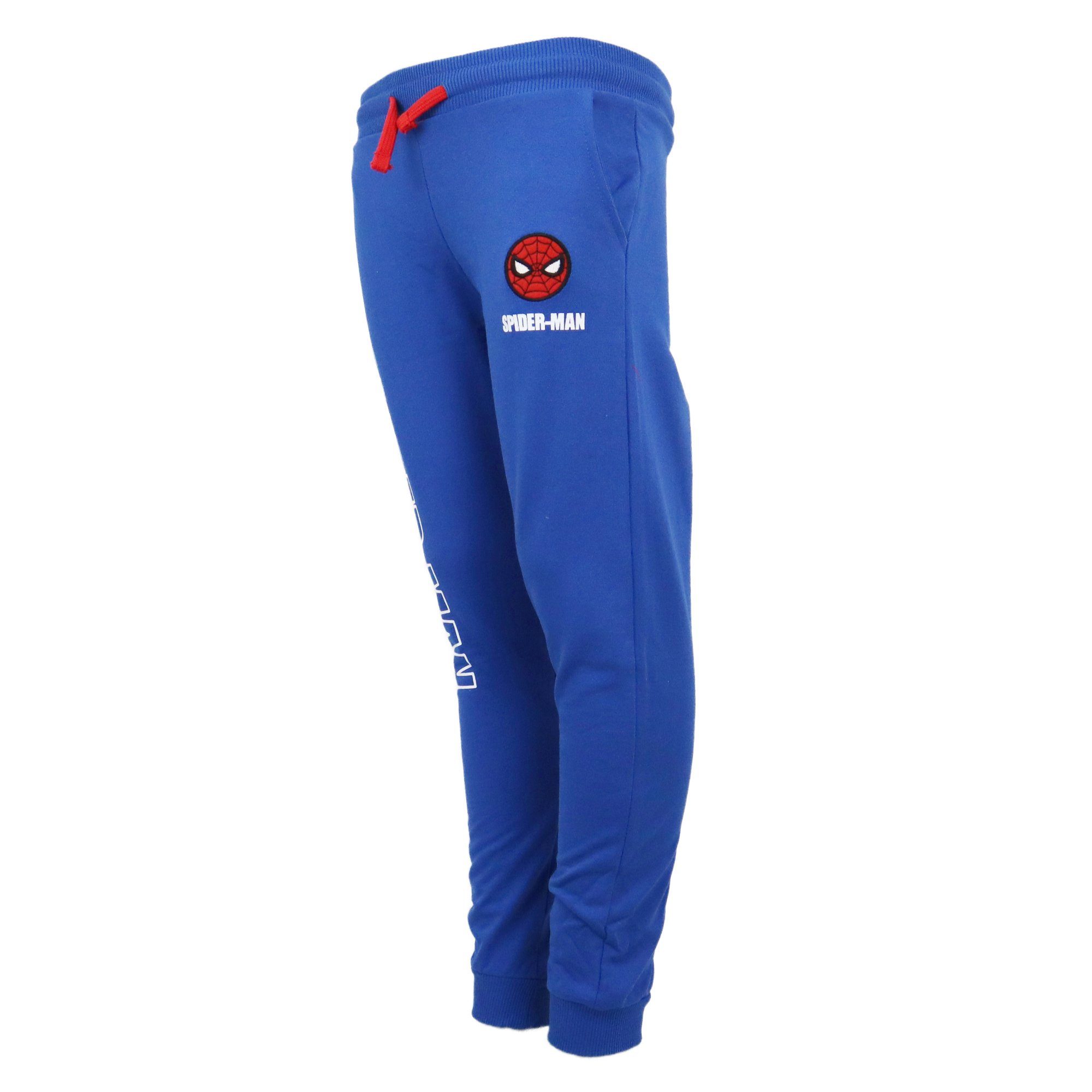 MARVEL Jogginghose Spiderman Jungen Kinder Hose Gr. 104 bis 134