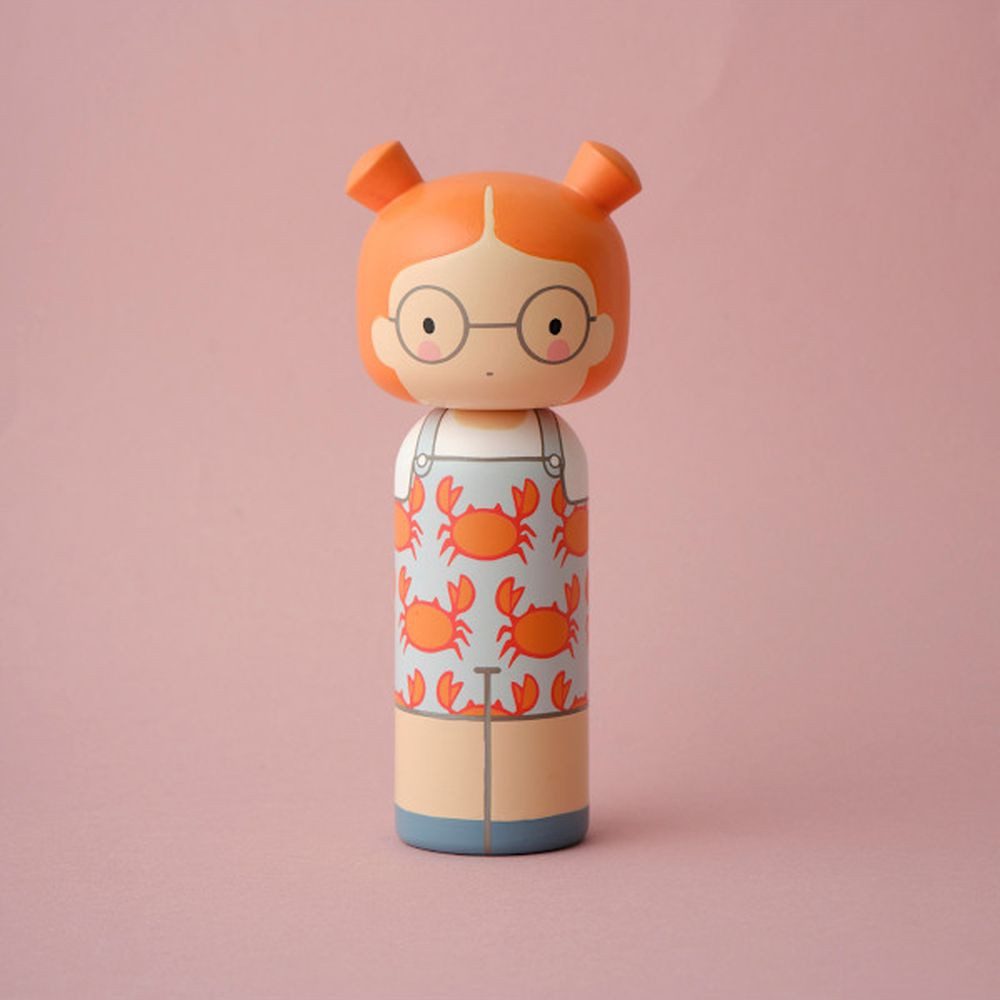 Lucie Kaas Dekofigur Sketch.Inc Kokeshi Doll The Zodiacs Cancer