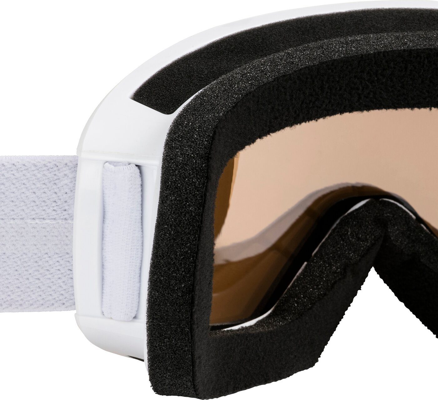 Ski-Brille WHITE/GREY TECNOPRO 2.0 Skibrille Pulse DARK Plus