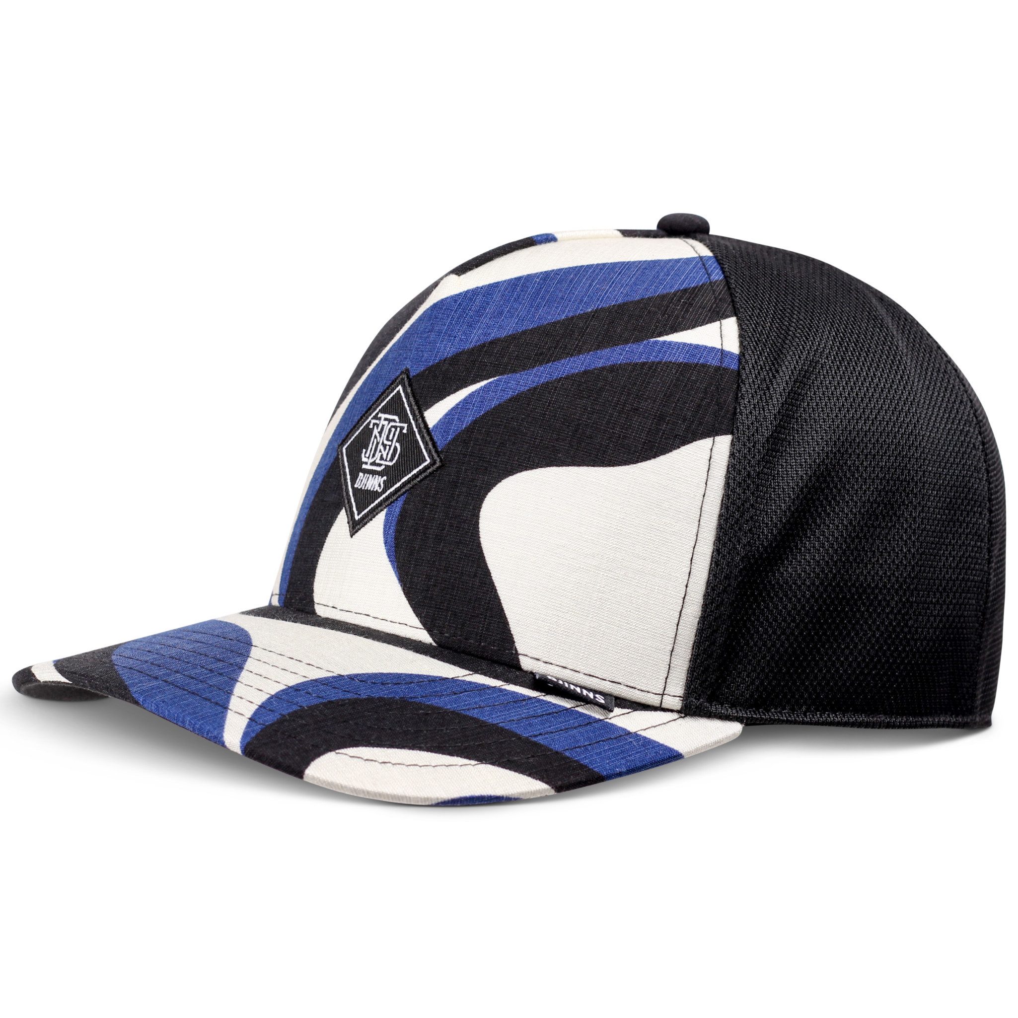 Djinns Trucker Cap Djinns New HFT Trucker Cap 70s Bows Black/Blue (Basecap, Basecap, Meshcap, Trucker Kappe)