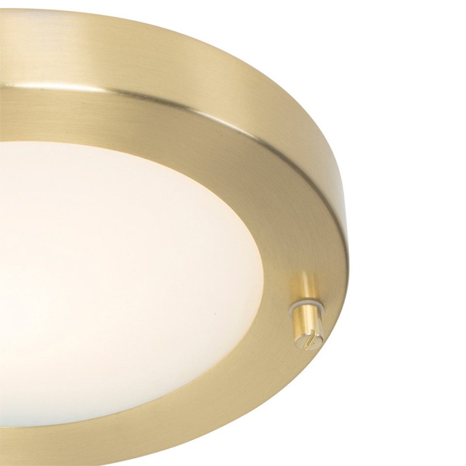 Qazqa Außen-Deckenleuchte Yuma, ohne Leuchtmittel, G9, Gold/Messing, Modern günstig online kaufen