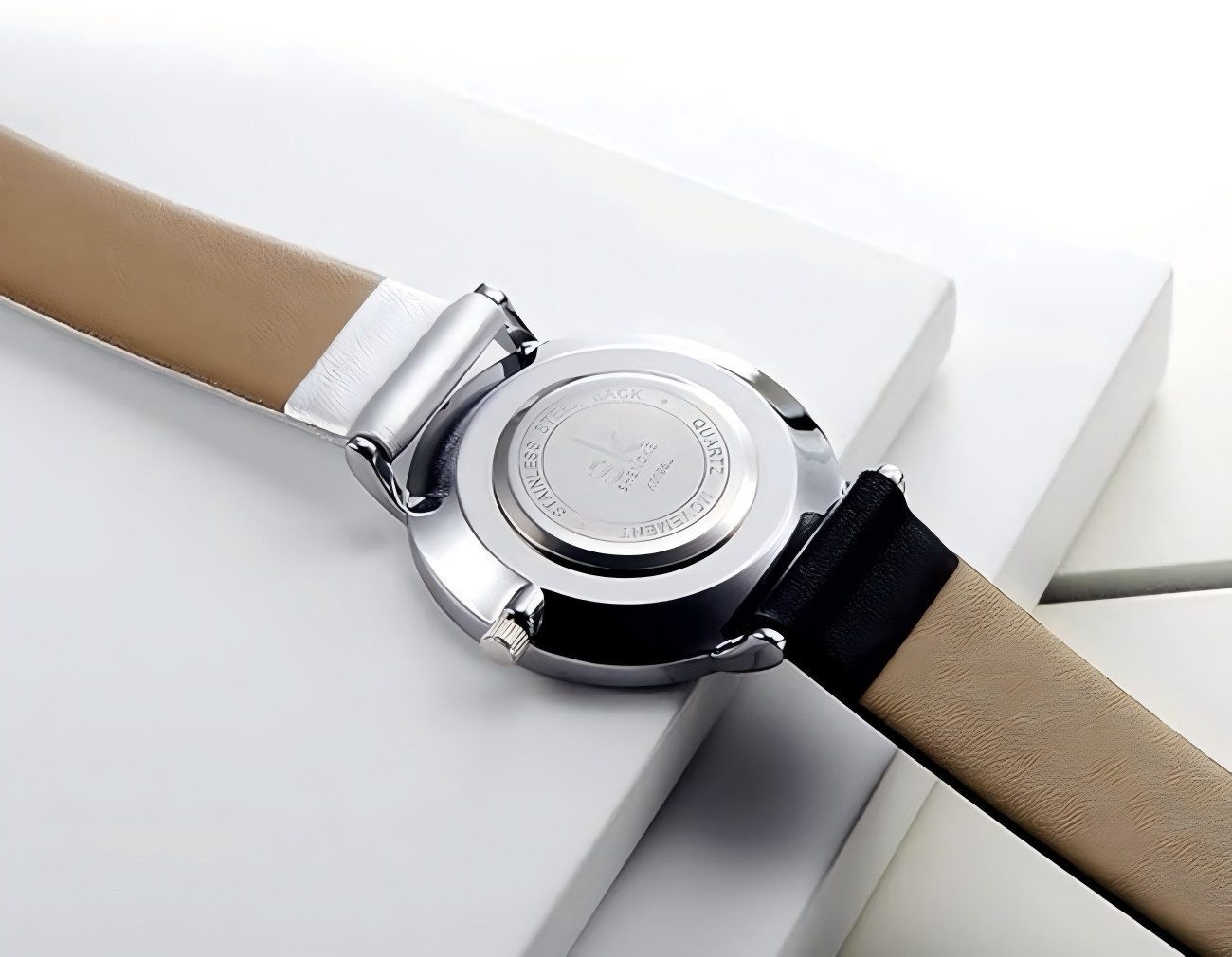 ibettertec Quarzuhr Quarzuhr Echtes Rindsleder Uhr für Damen modisch und leger, (Quarzuhr, 30 Meter Wasserdichtigkeit, Multifunktionsuhr Armbanduhr, Chronograph Damenuhr)