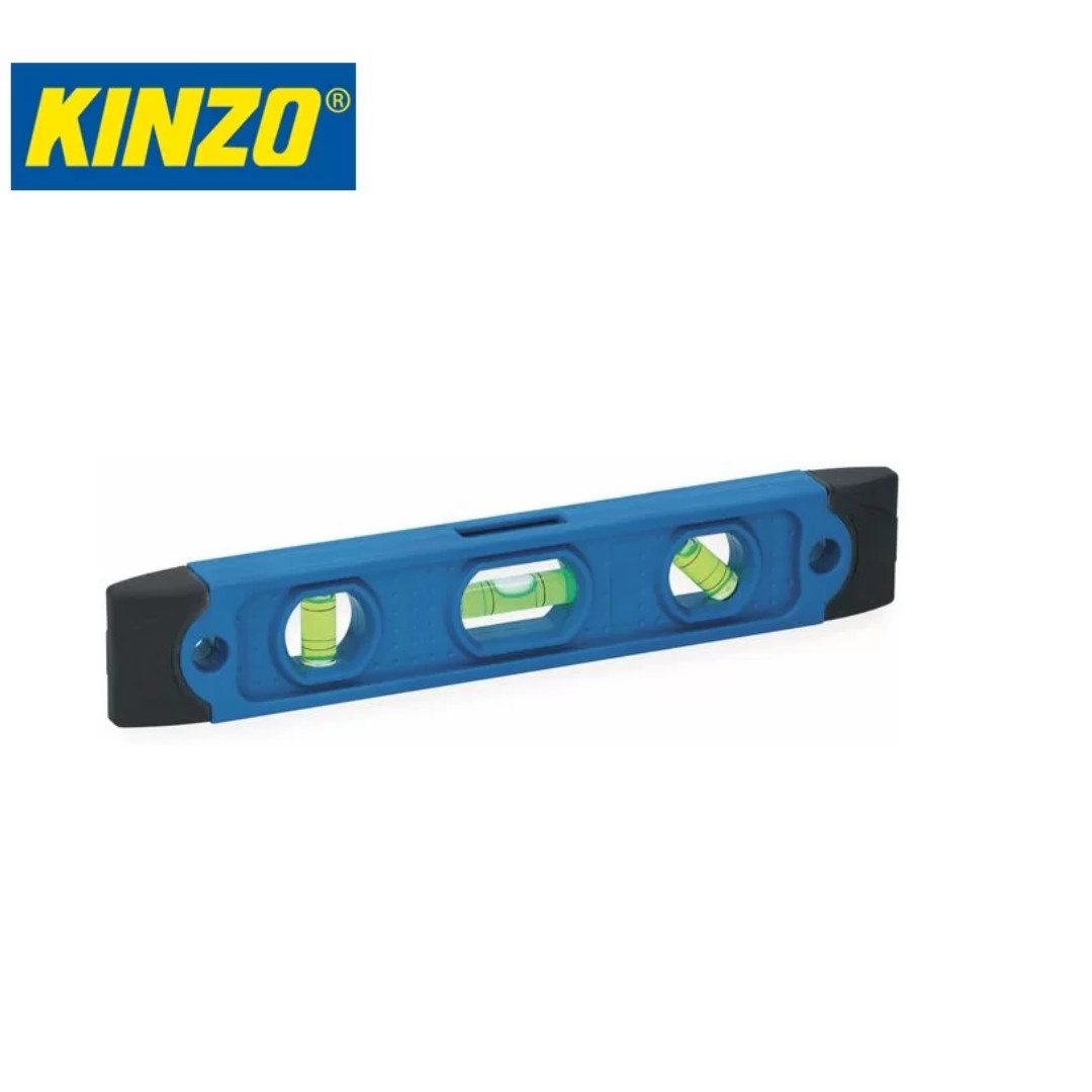 Kinzo Torpedowasserwaage KINZO Wasserwaage magnetisch Torpedo Bauwasserwaage 23 cm, (1 St), Magnetisch, präzise