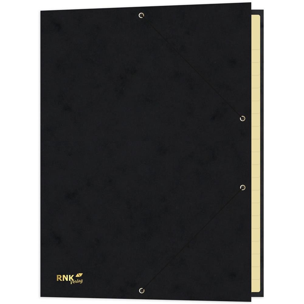 RNK Verlag Organisationsmappe Konferenz- und Ordnungsmappe DIN A4 21 Fächer mit Gummizug (Ordnungsmappe, Mit 21 Fächern, Einstecktasche und Gummizugband), 21 Fächer, Gummizug, Einstecktasche, Goldprägung